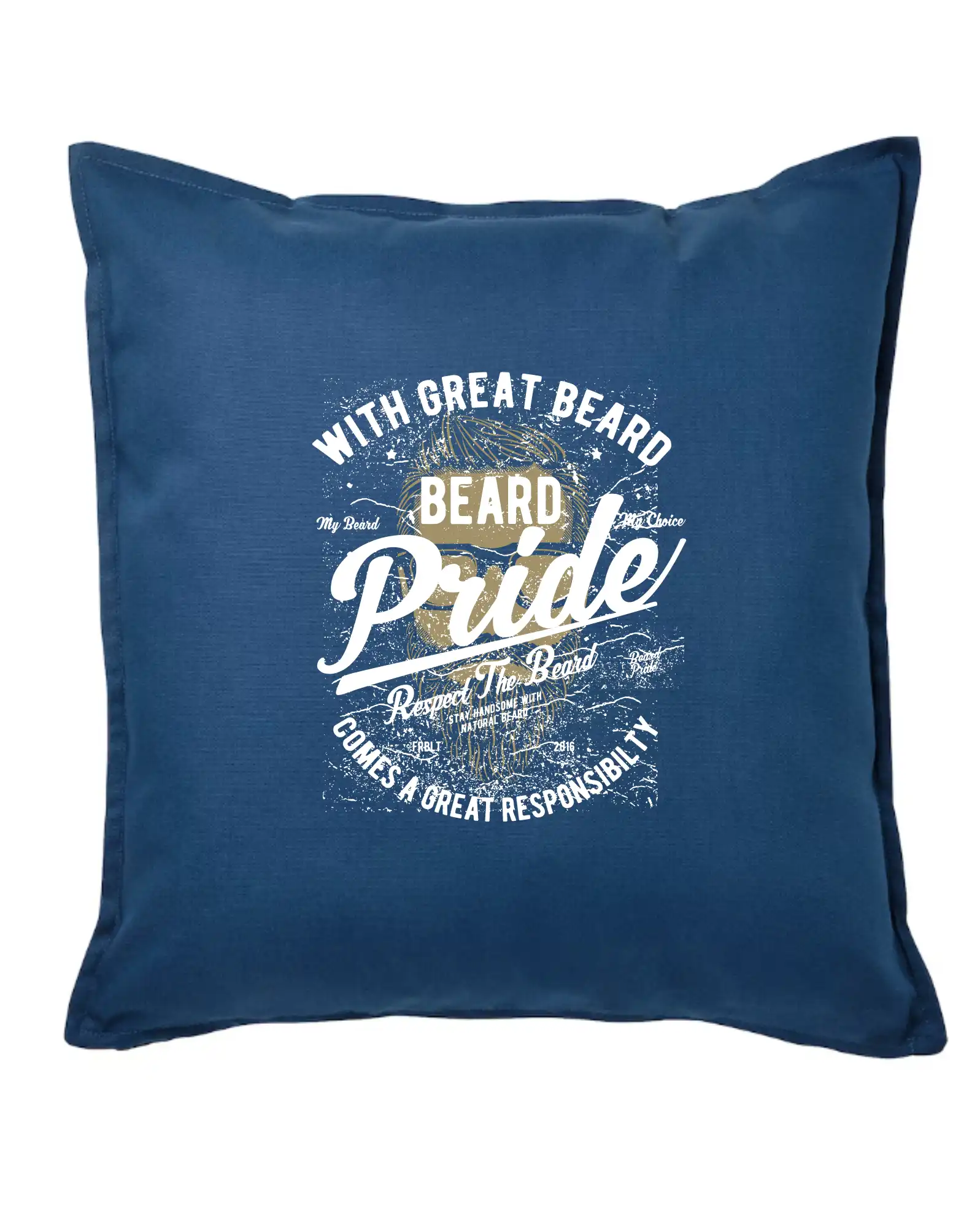 Tričká s fúzikmi - Beard Pride - Vankúš 50x50