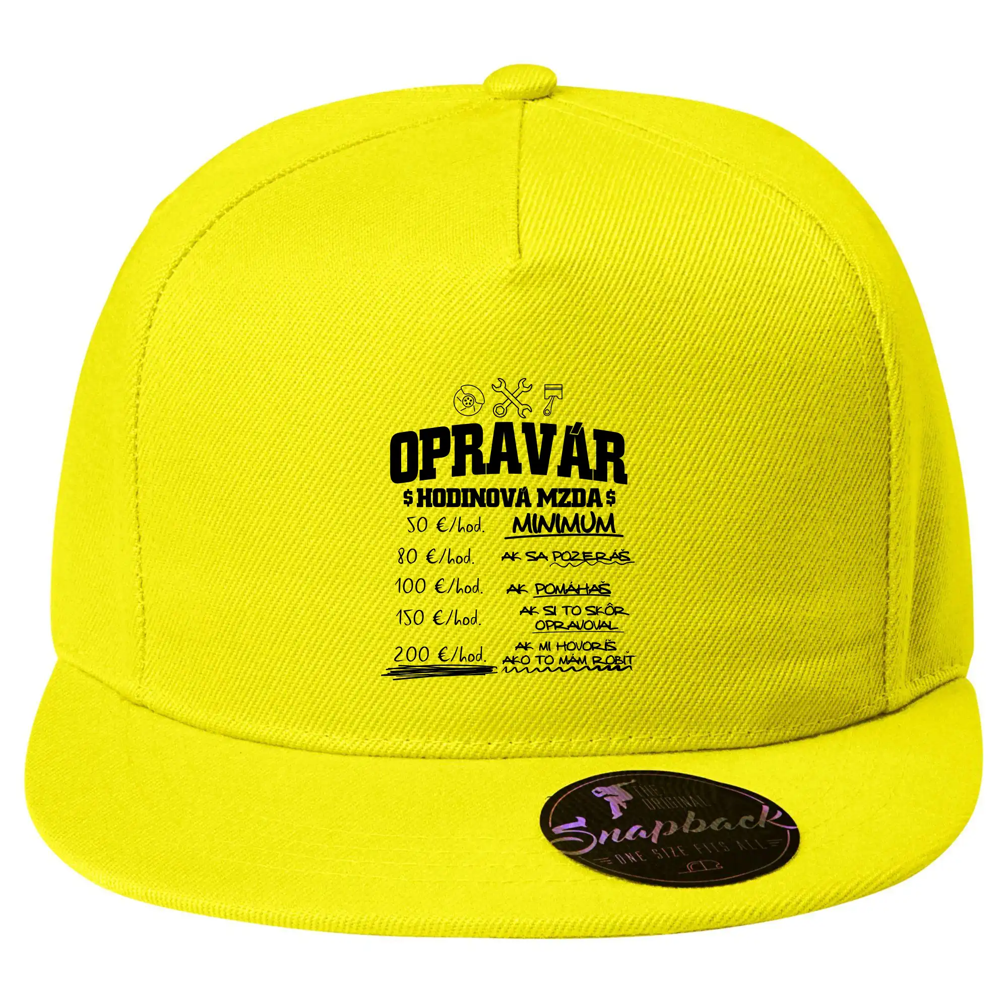 Hodinová mzda - opravár