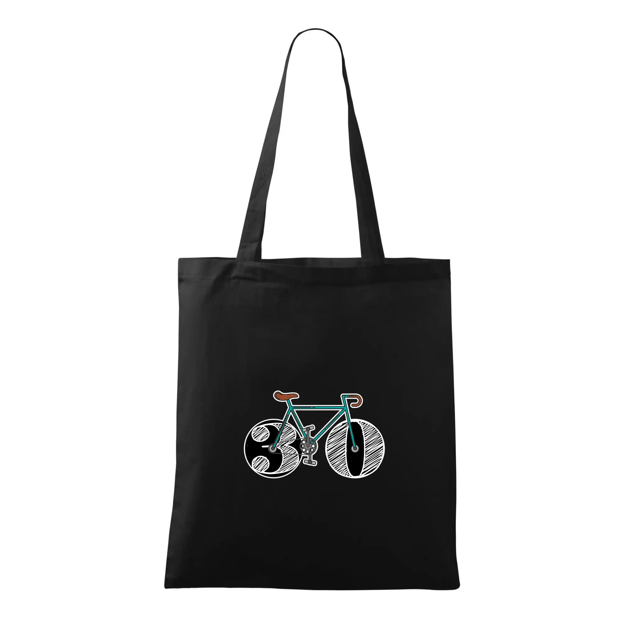Tričká k narodeninám - Narodeniny 30 rokov na bicykli - Taška bavlnená