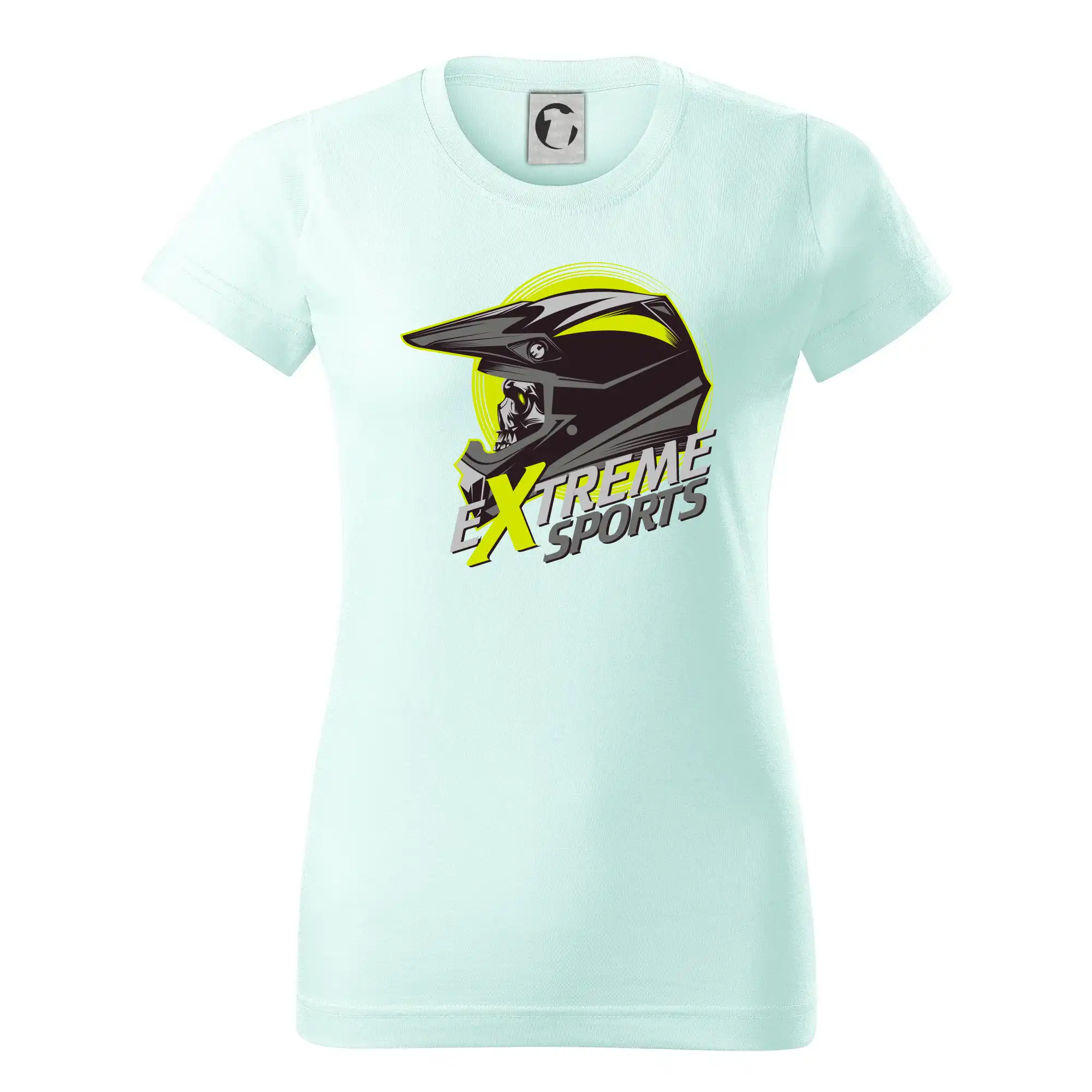 Motocross tričká - Motocross extreme sports helma - Dámske tričko basic - ľahko voľnejšie a dlhšie