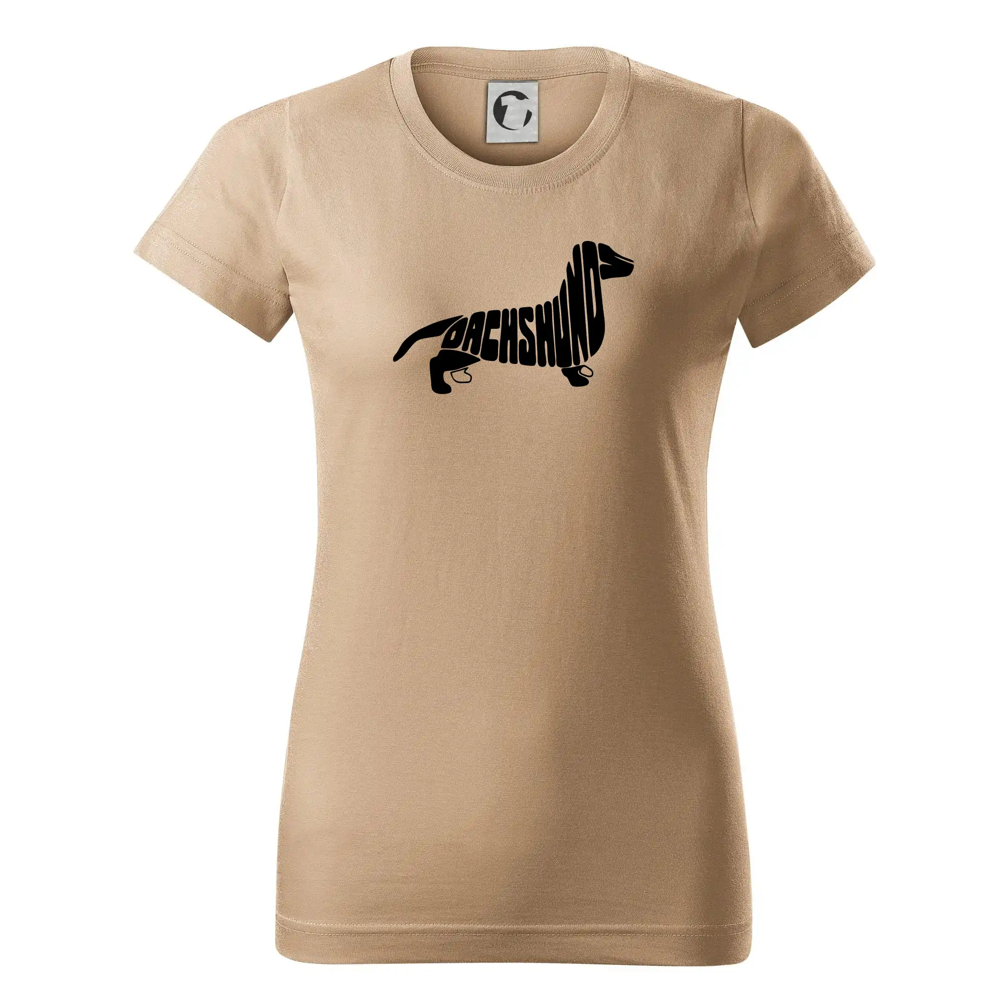 Tričká s motívom jazvečíka - Jazvečík - Dachshund - Dámske tričko basic - ľahko voľnejšie a dlhšie
