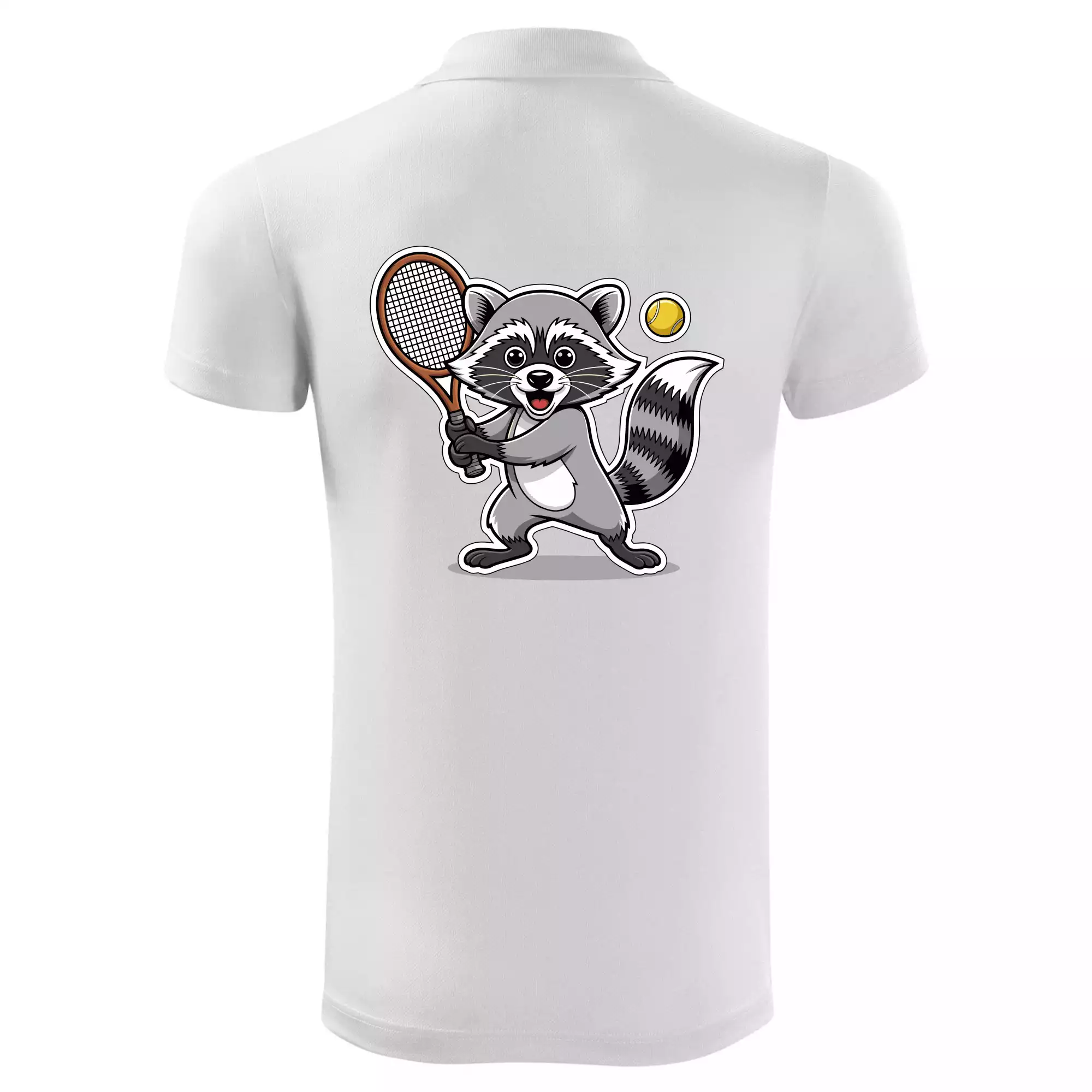 Mýval hraje tenis kreslený