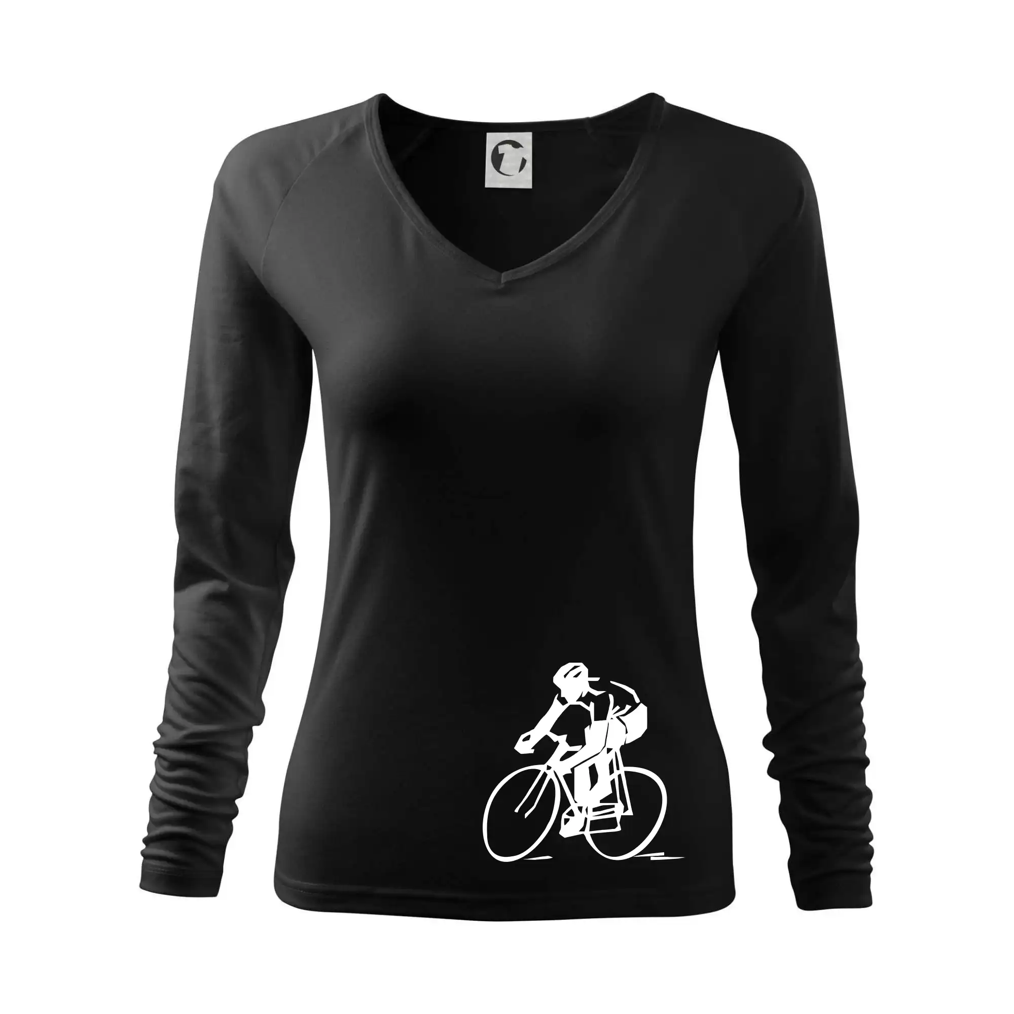 Tričko ako darček pre cyklistu - Cestný cyklista - Tričko dámske Elegance