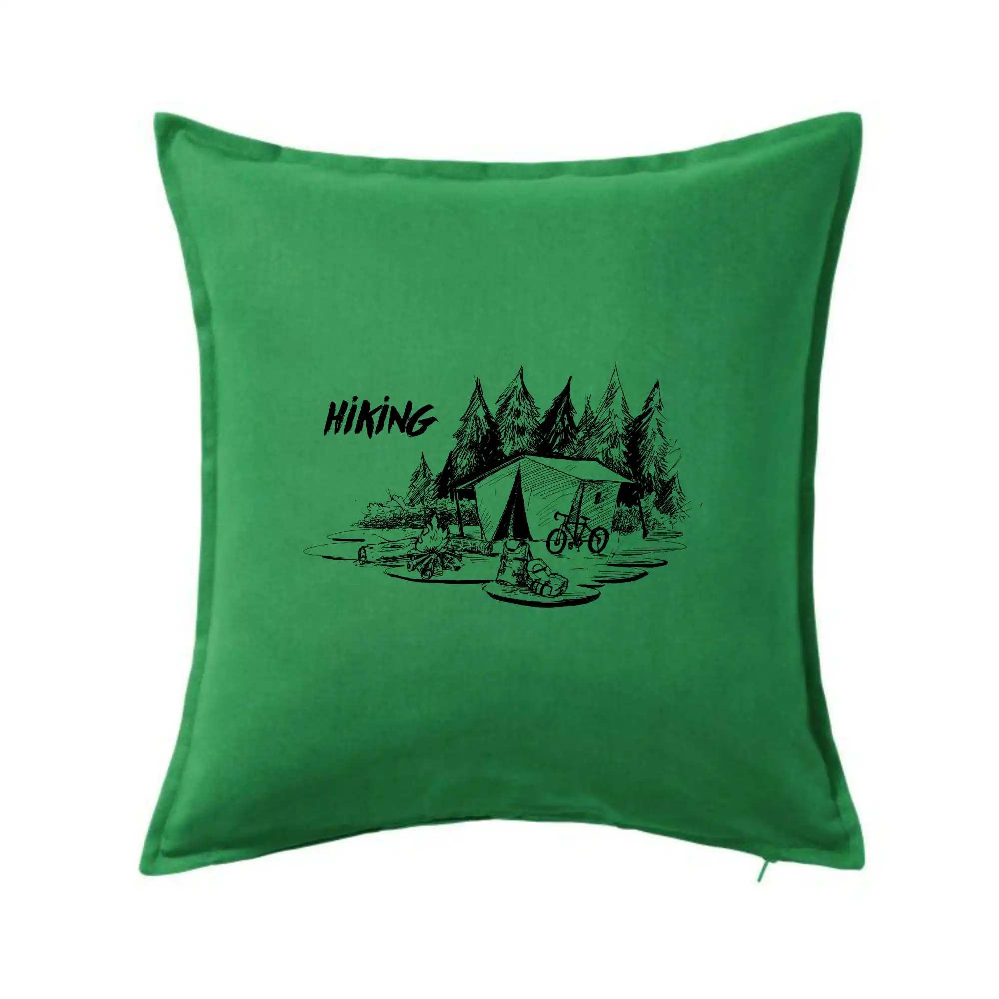 Trička pre cestovateľov - Hiking - obrázok kreslený - Vankúš 50x50