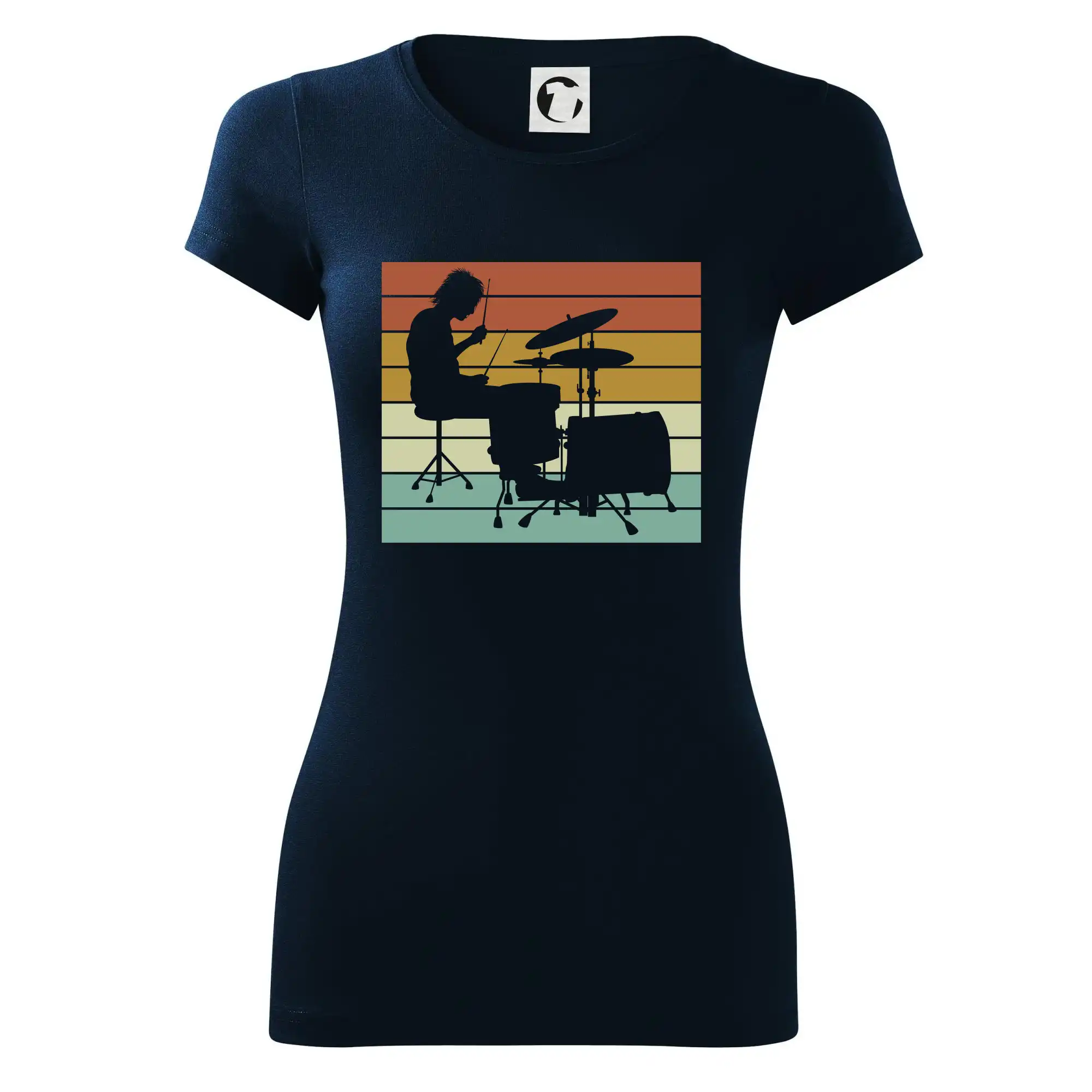 Vintage bubeník - Dámske tričko Glance - Priliehavejší strih