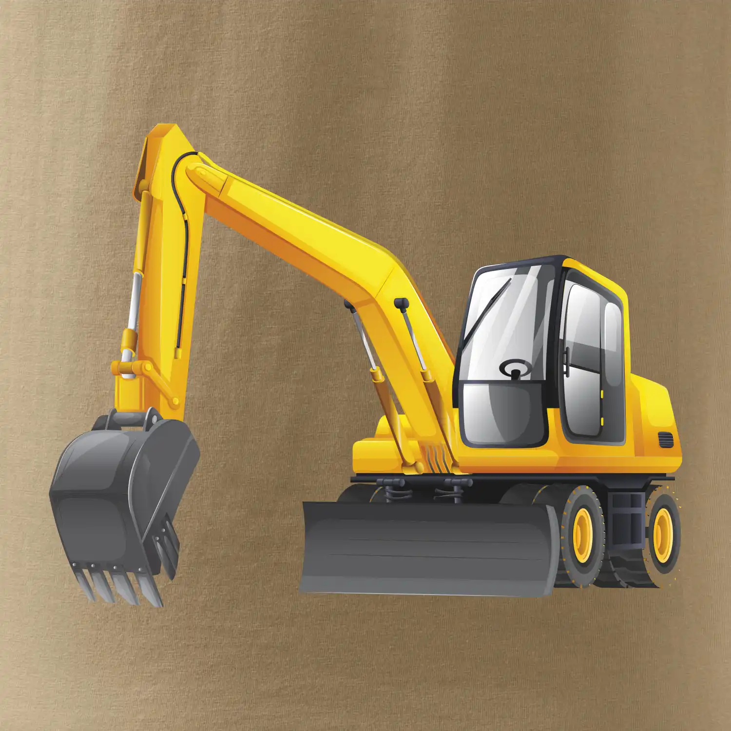 Bagr bez nápisu ze předu