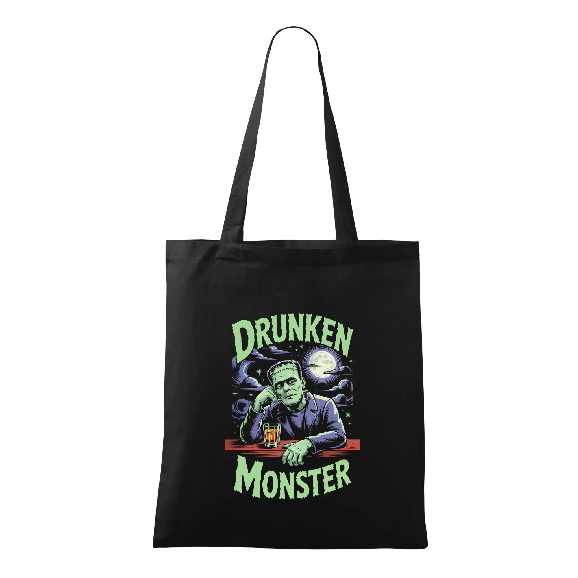 Vtipná tričká s motívmi pitie - ostatné - Drunken Monster - Taška bavlnená