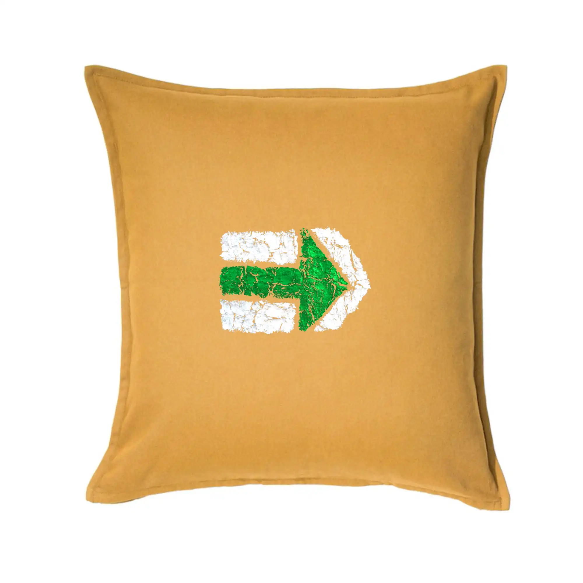 Trička na kempovanie - Párová turistická značka zelená - Vankúš 50x50