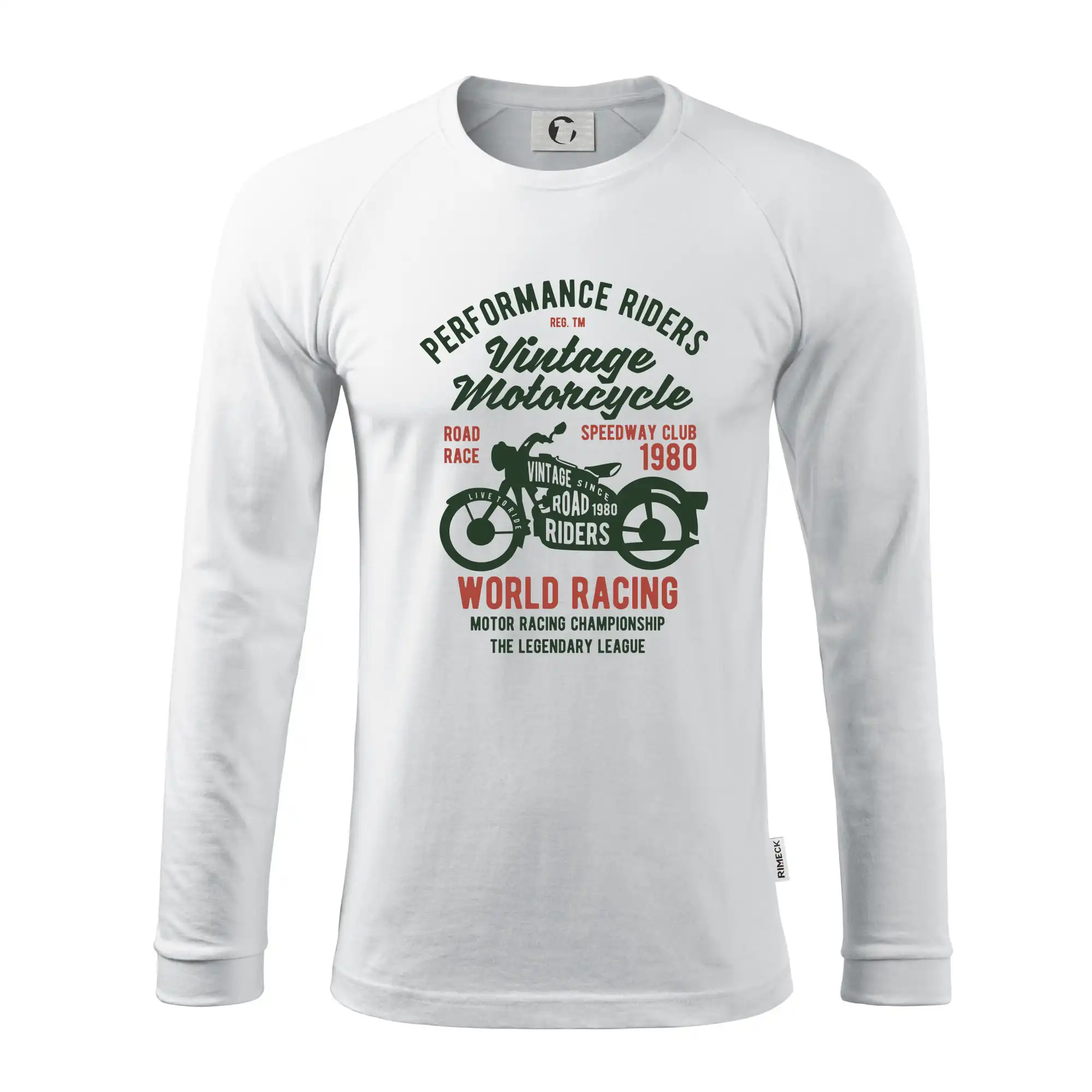 Tričká a mikiny s potlačou motoriek – pre pravých motorkárov - Vintage Motorcycle - Pánske tričko s dlhým rukávom LS130