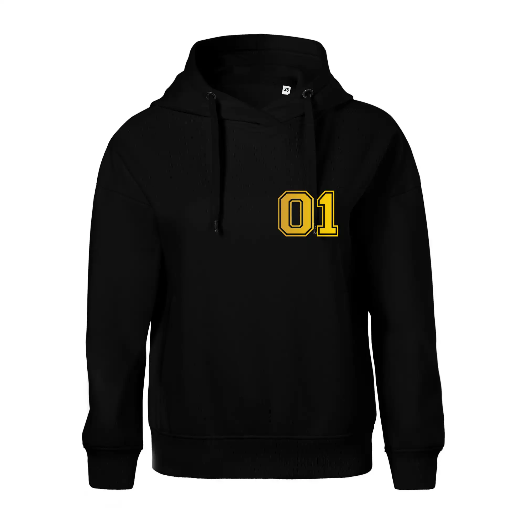 Tričká pre zamilovaných - King - Queen - 01 dres - zlatá potlač - Oversized mikina dámská Moon - kratšia + širšia