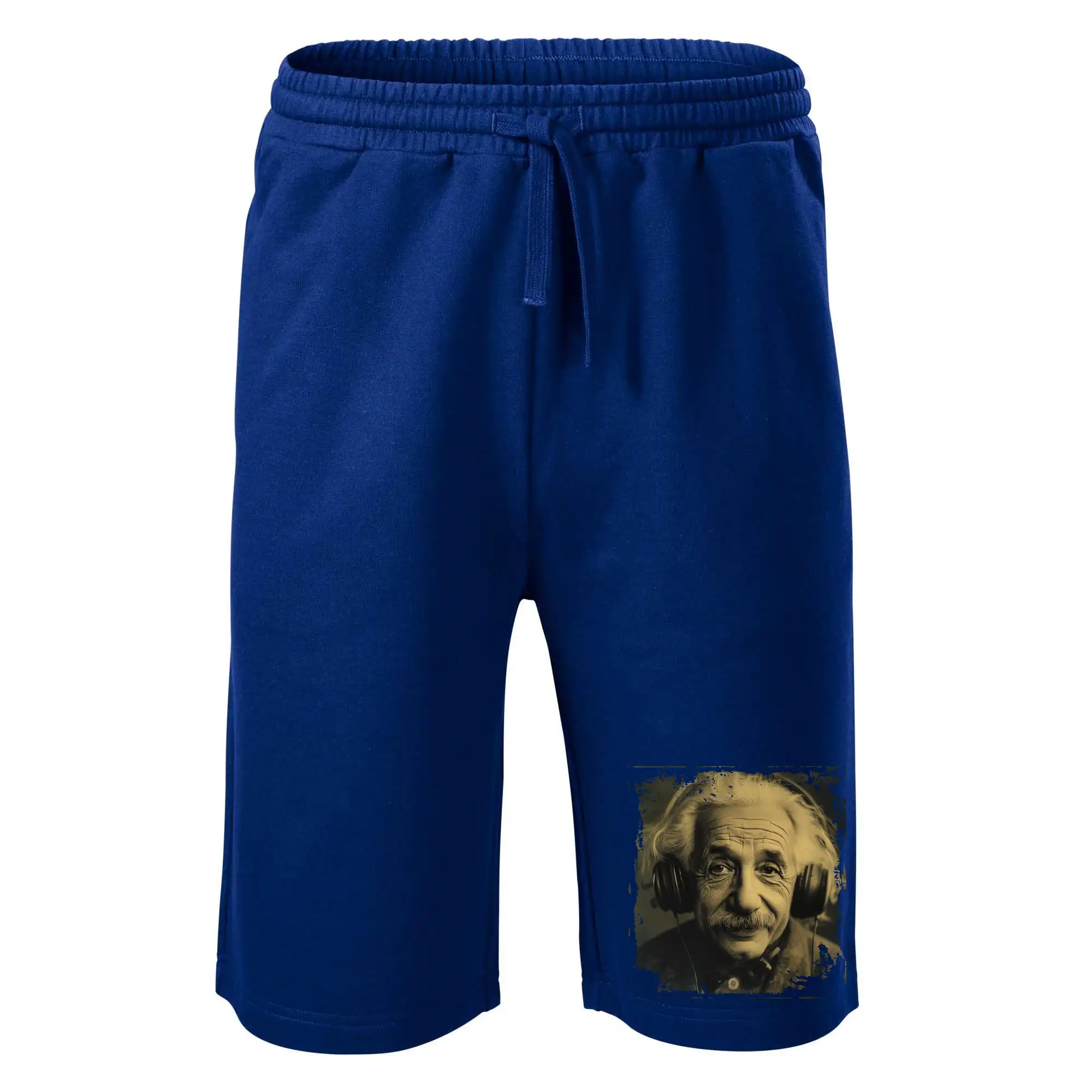 Albert se sluchátky