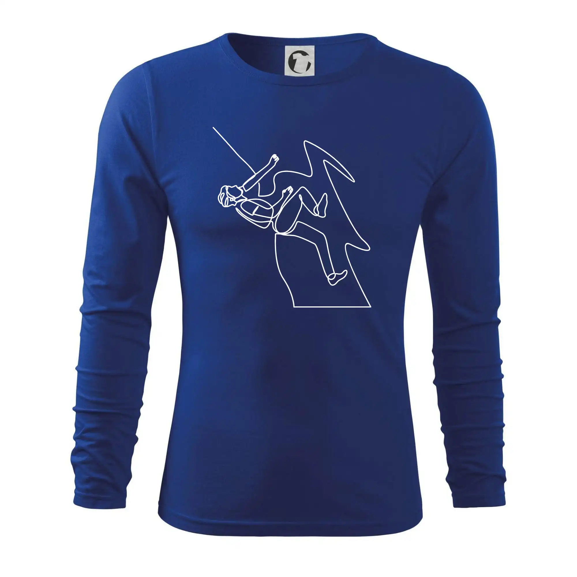 Lezec na skále jedním tahem