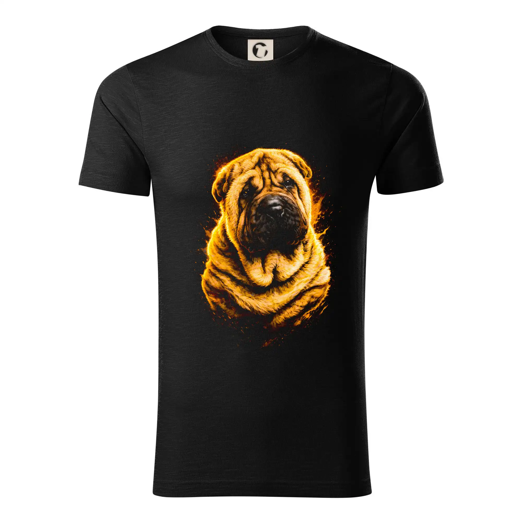 Ostatné psie plemená - Obrázok poltón šarpej - Tričko z organickej bavlny