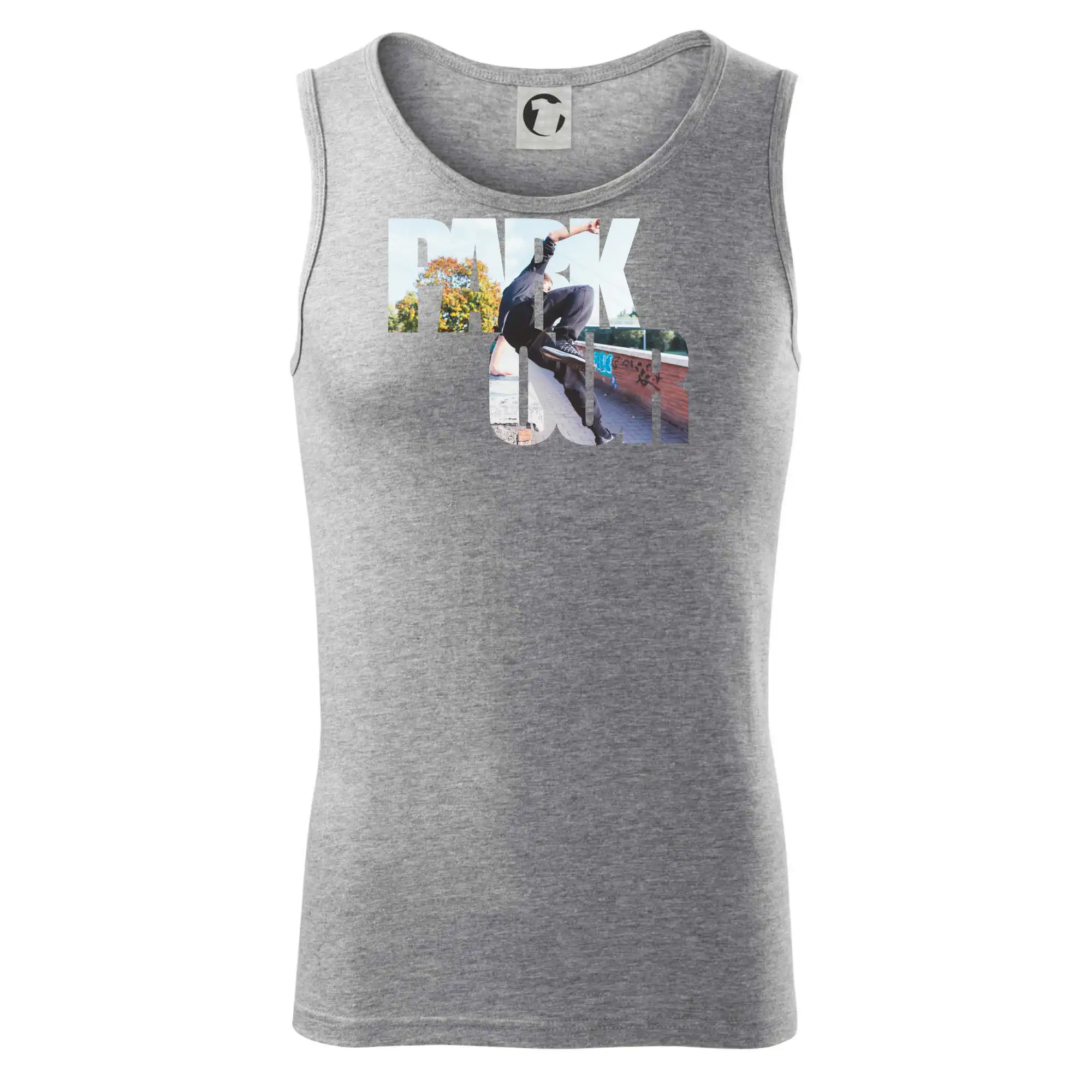 Parkour nápis ve městě