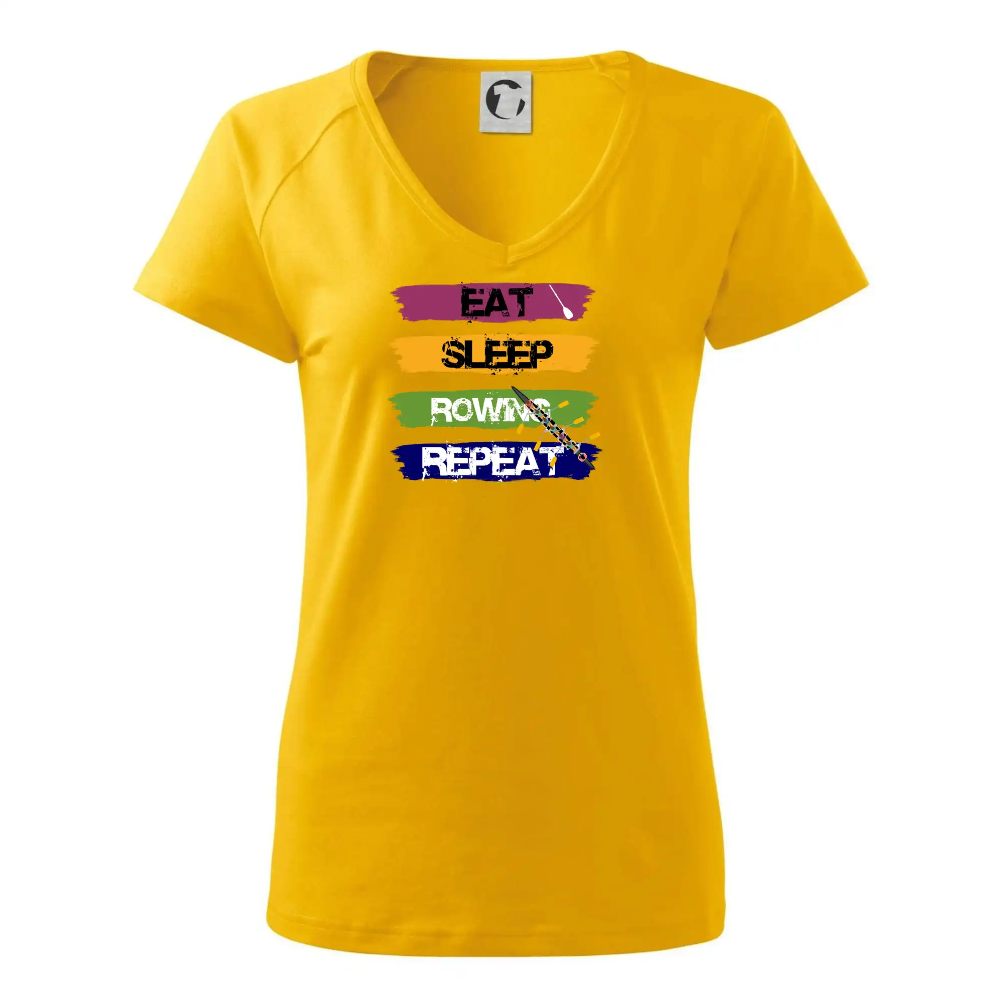 Eat sleep rowing repeat barevné