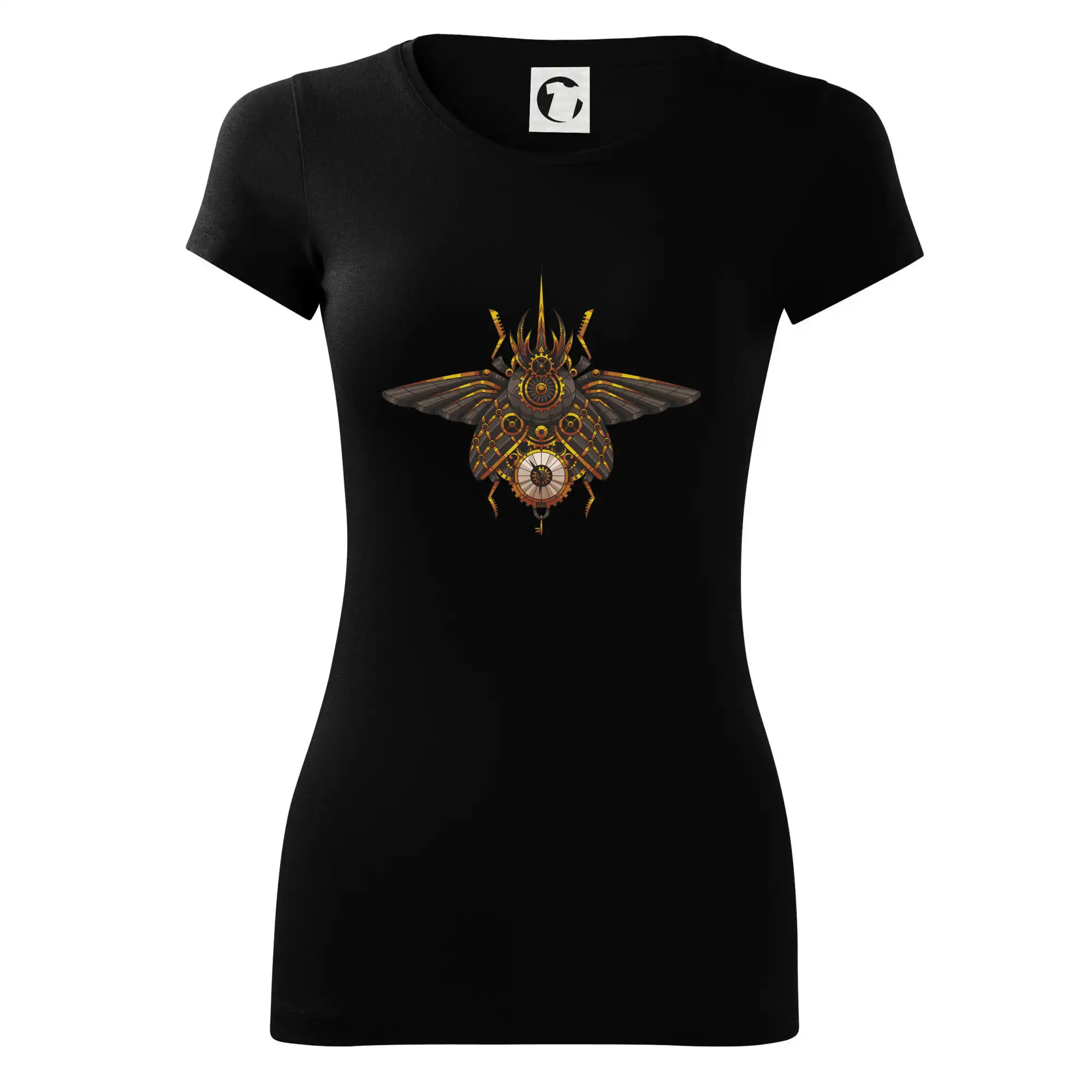 Tričká s potlačou steampunk - Steampunk chrobák farebný - Dámske tričko Glance - Priliehavejší strih