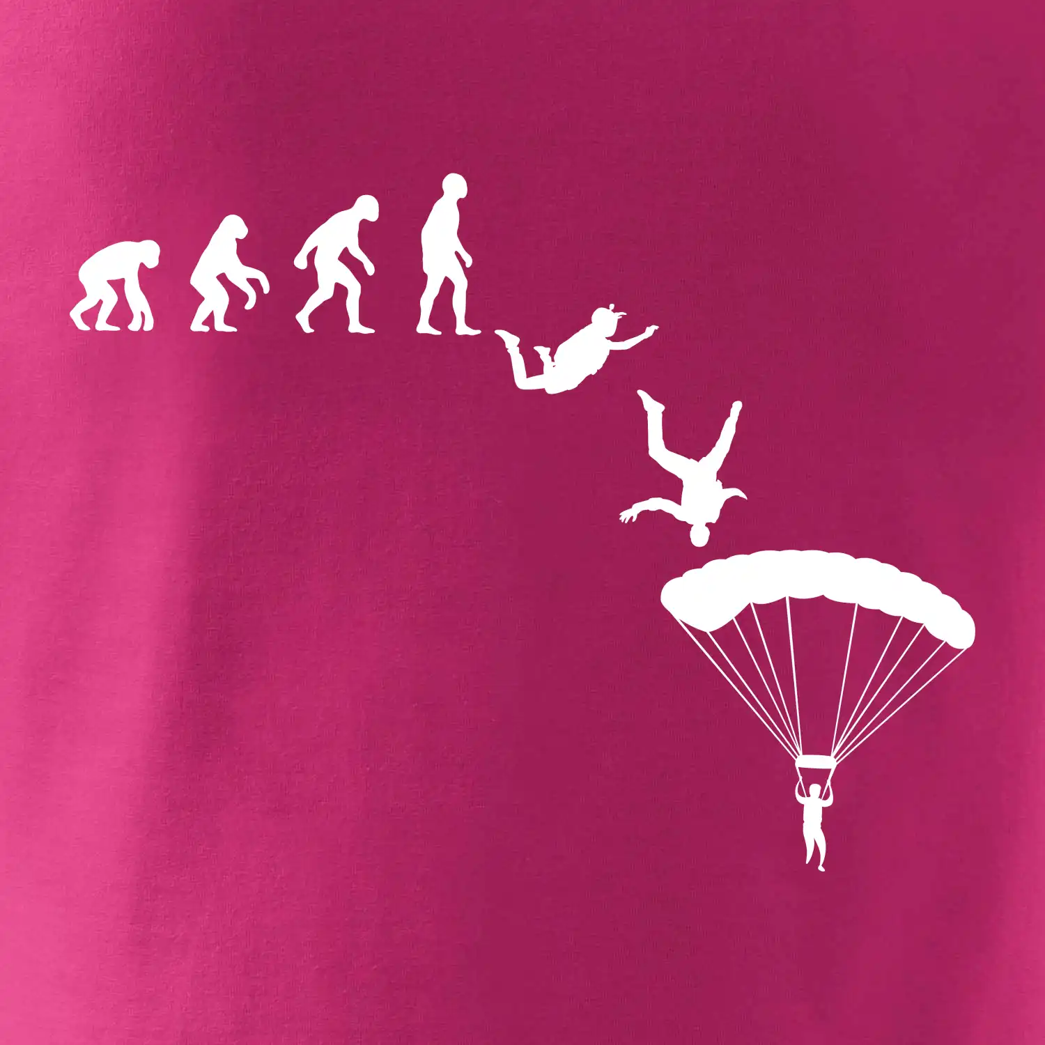 Evoluce parašutista seskok