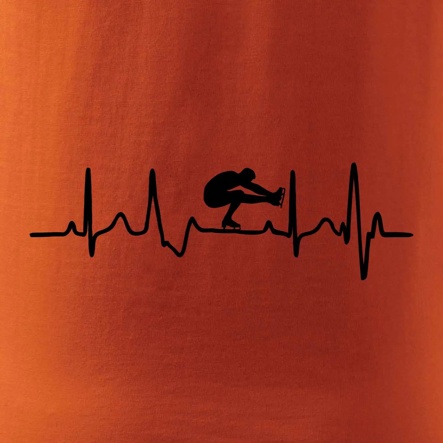 EKG lední brusle
