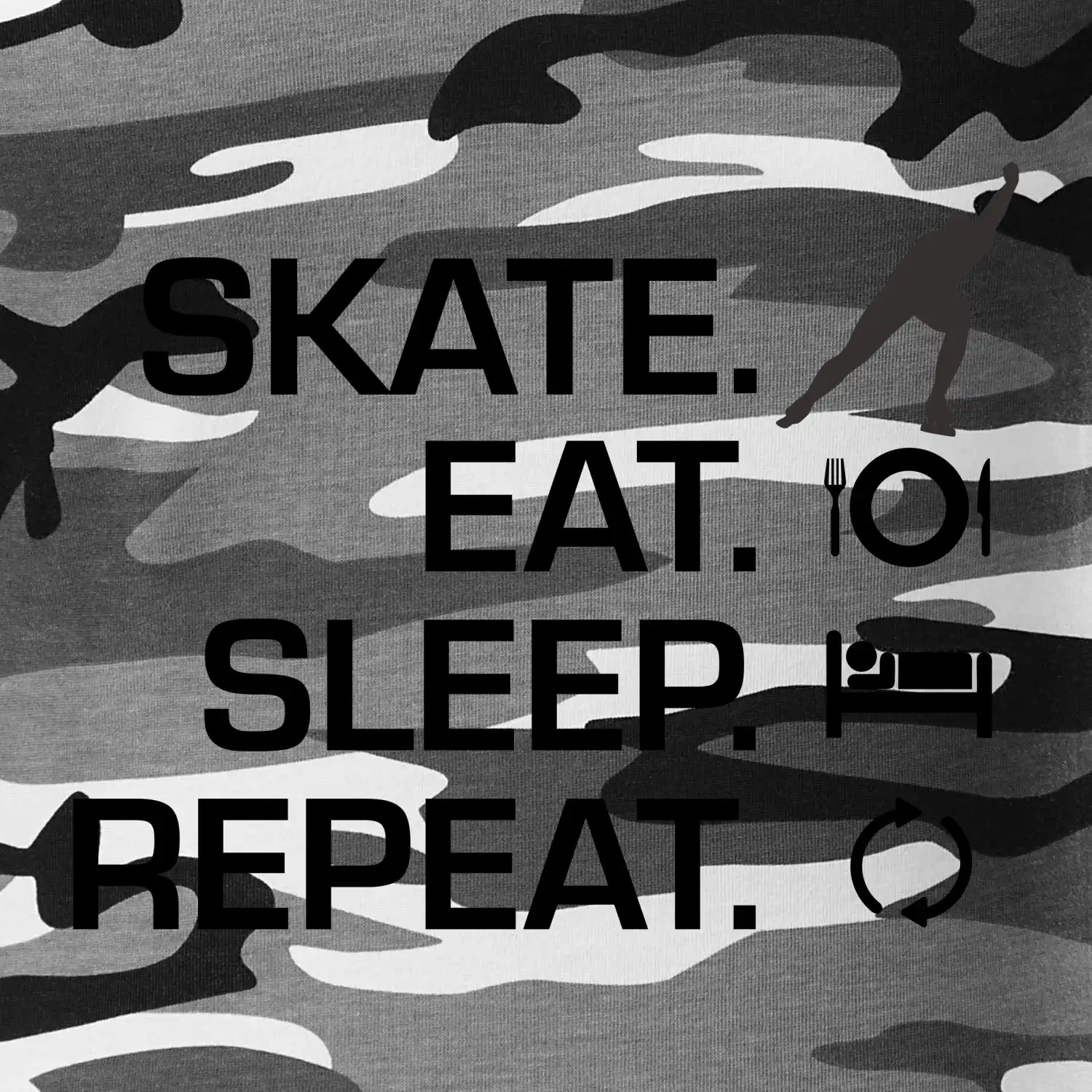 Eat sleep skate - lední bruslení
