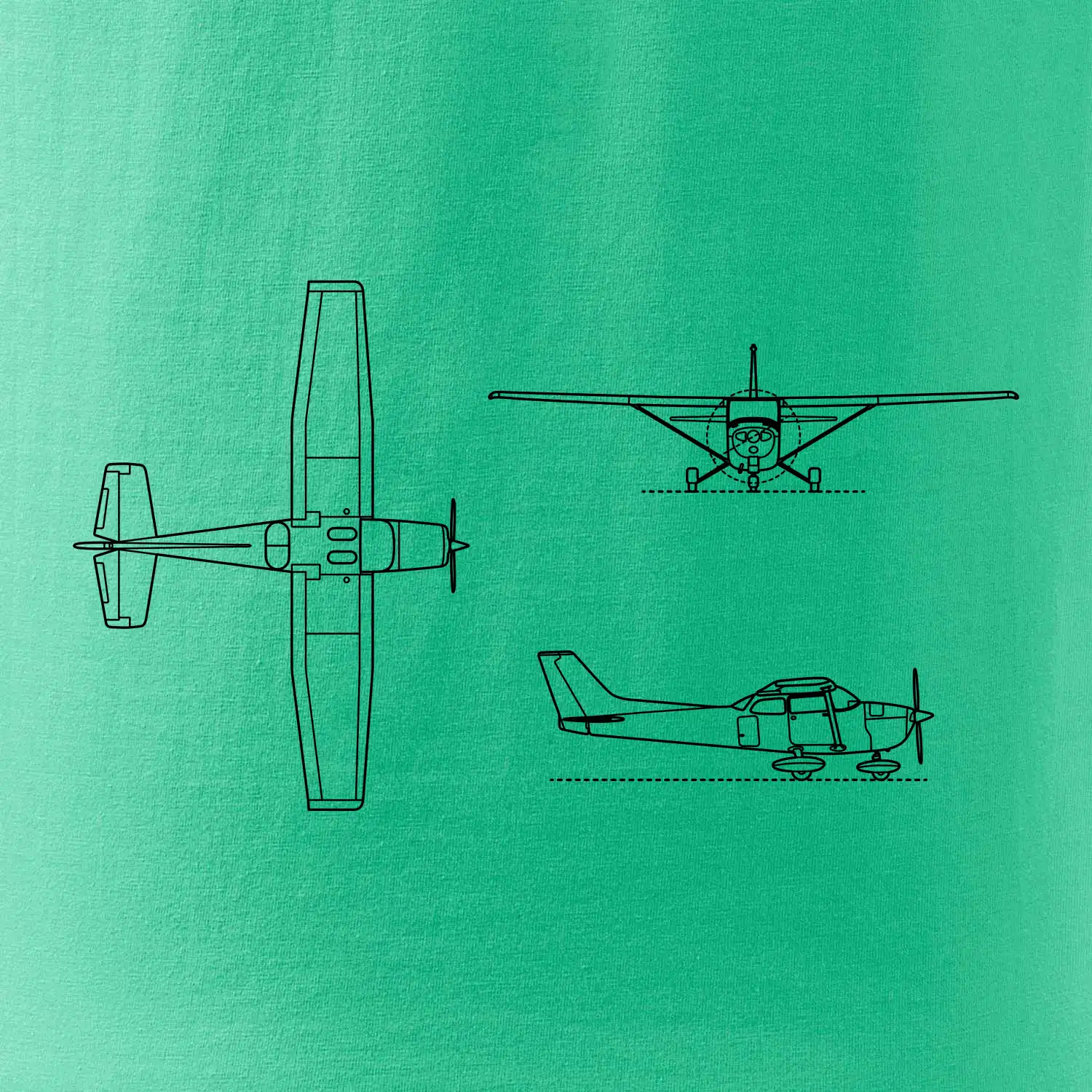 Obrys Cessna 172 Skyhawk
