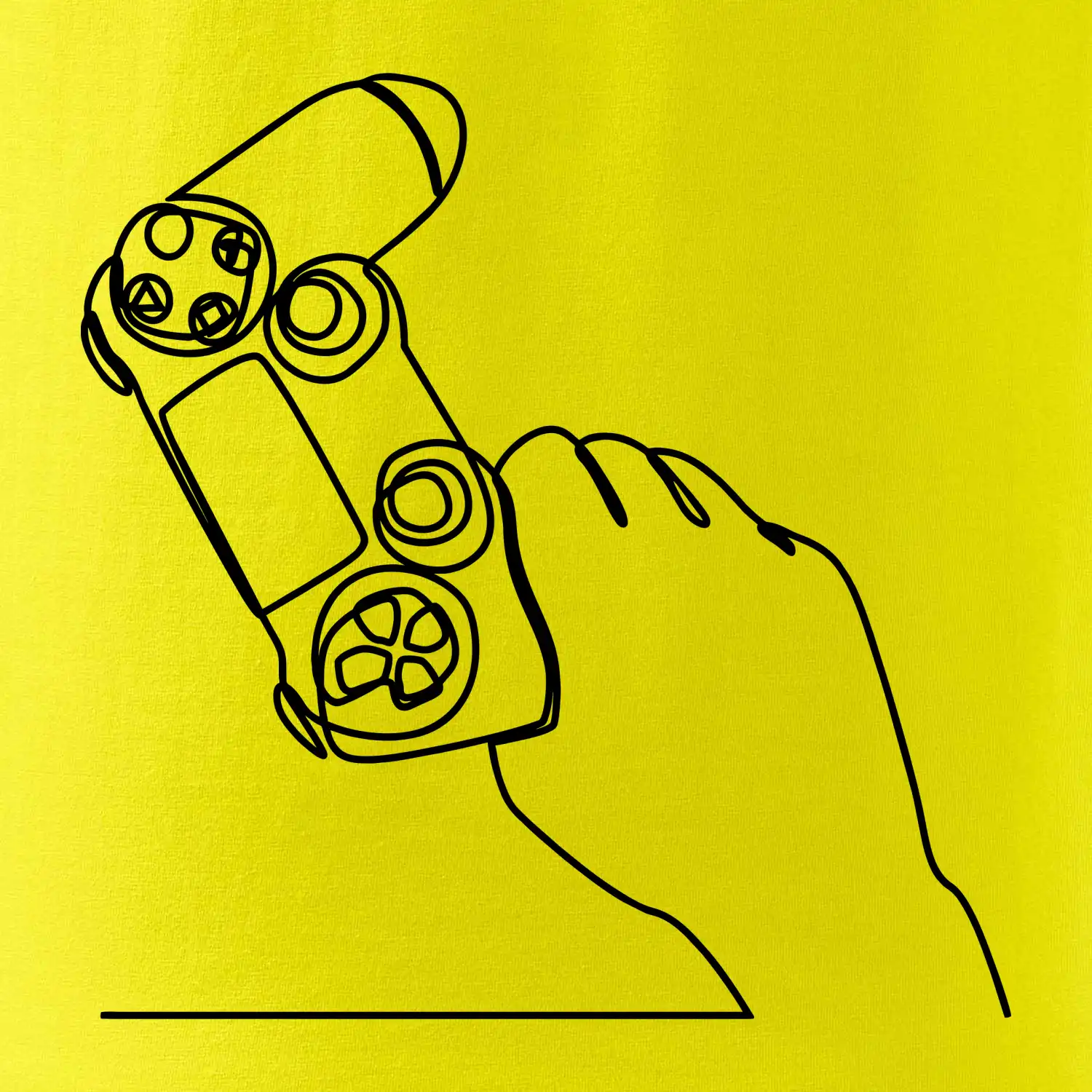 Herní ovladač jedním tahem