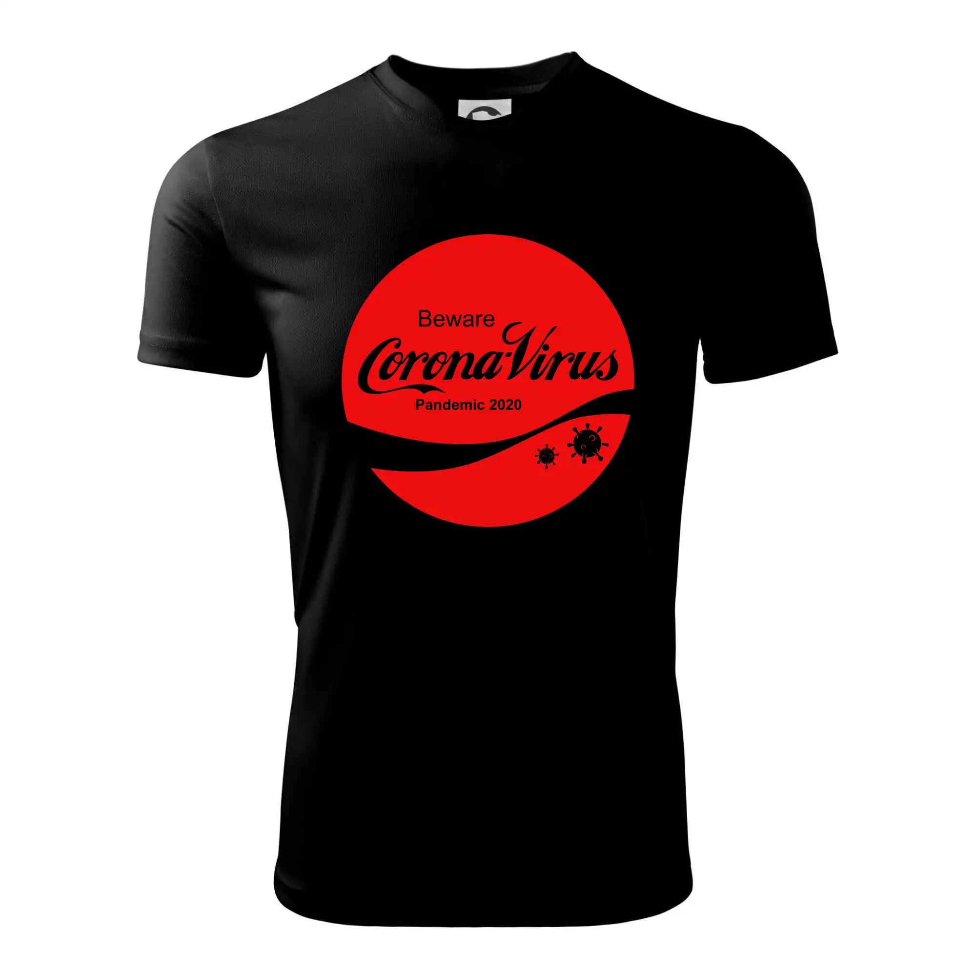 Corona virus pandemic logo