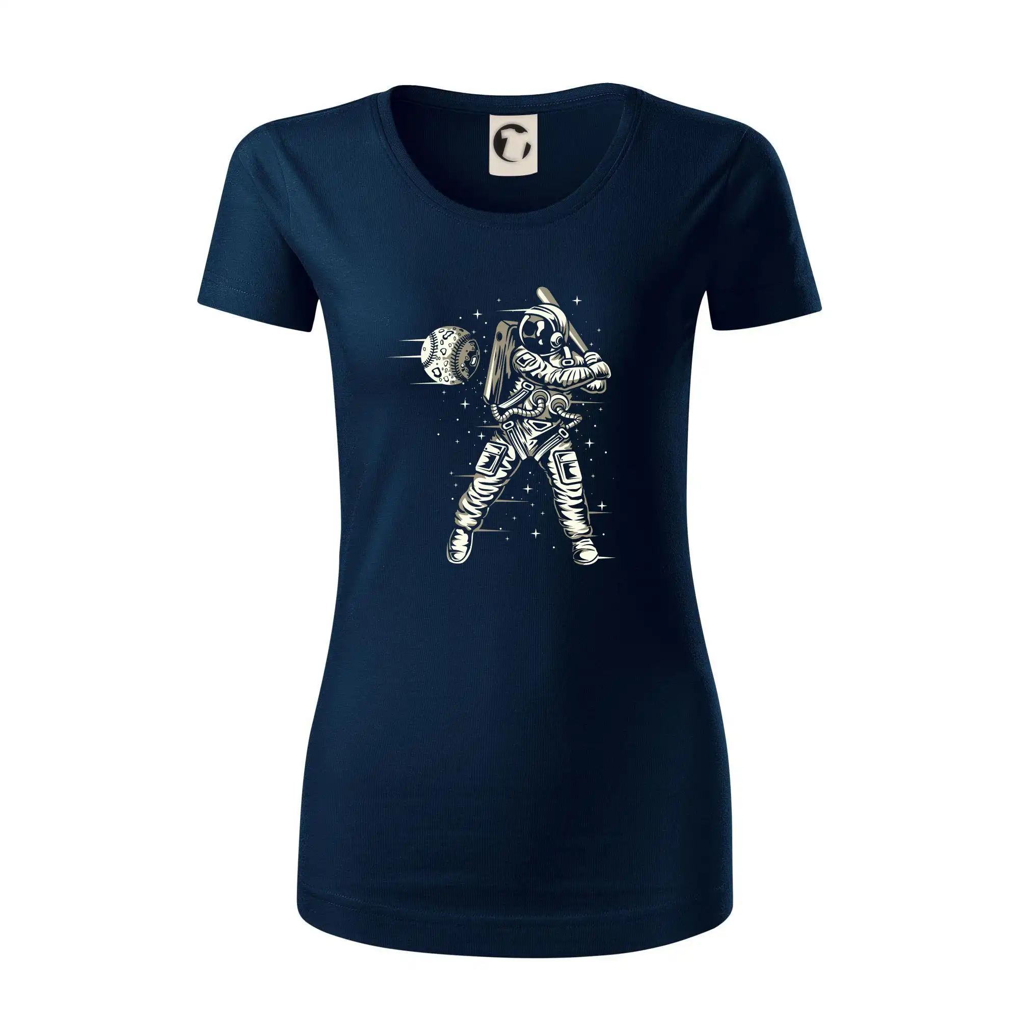 Tričká baseball - Space Baseball - Dámske tričko z organickej bavlny Origin (GOTS)