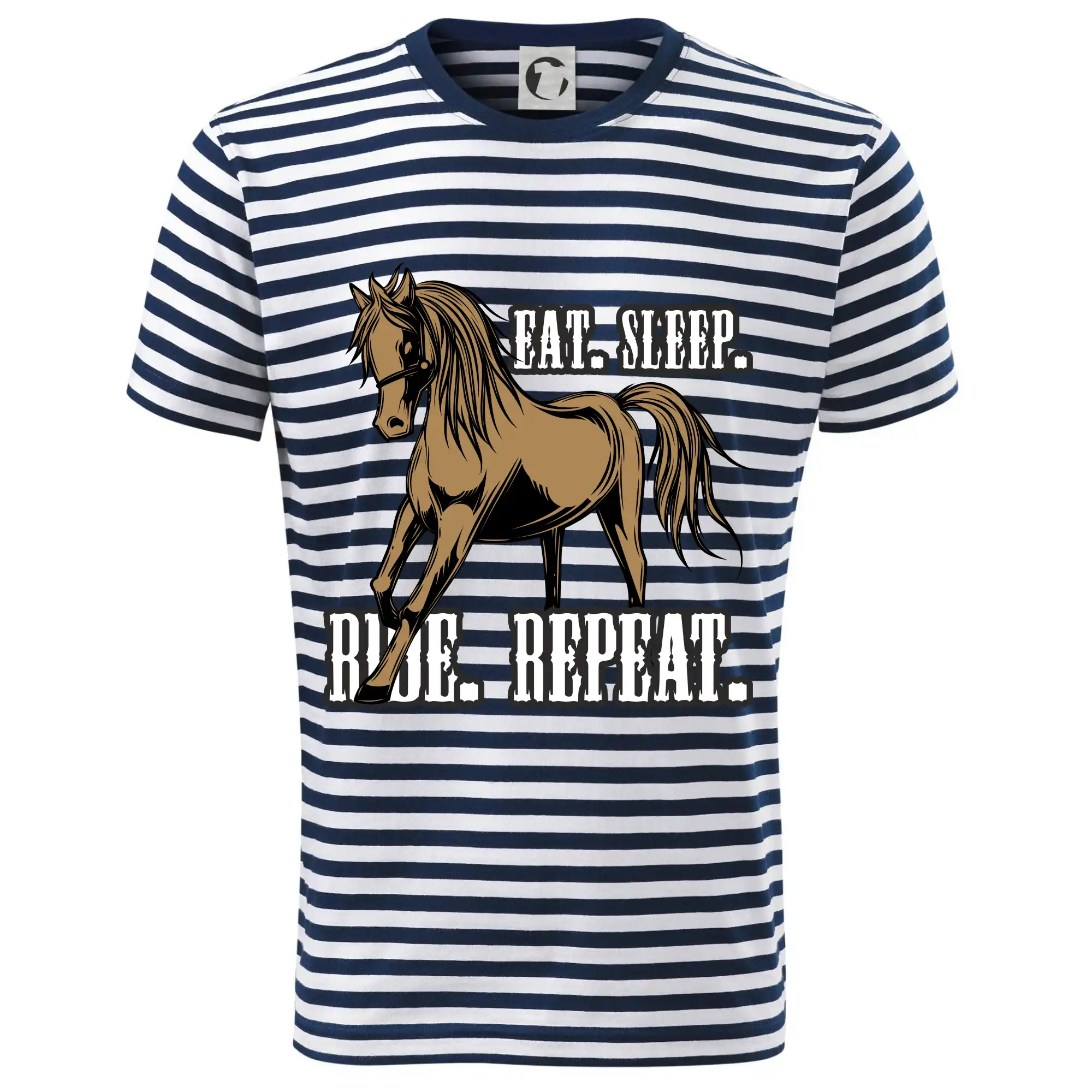 Tričká s koňmi - Eat Sleep Ride Repeat Western - Dětské triko na vodu