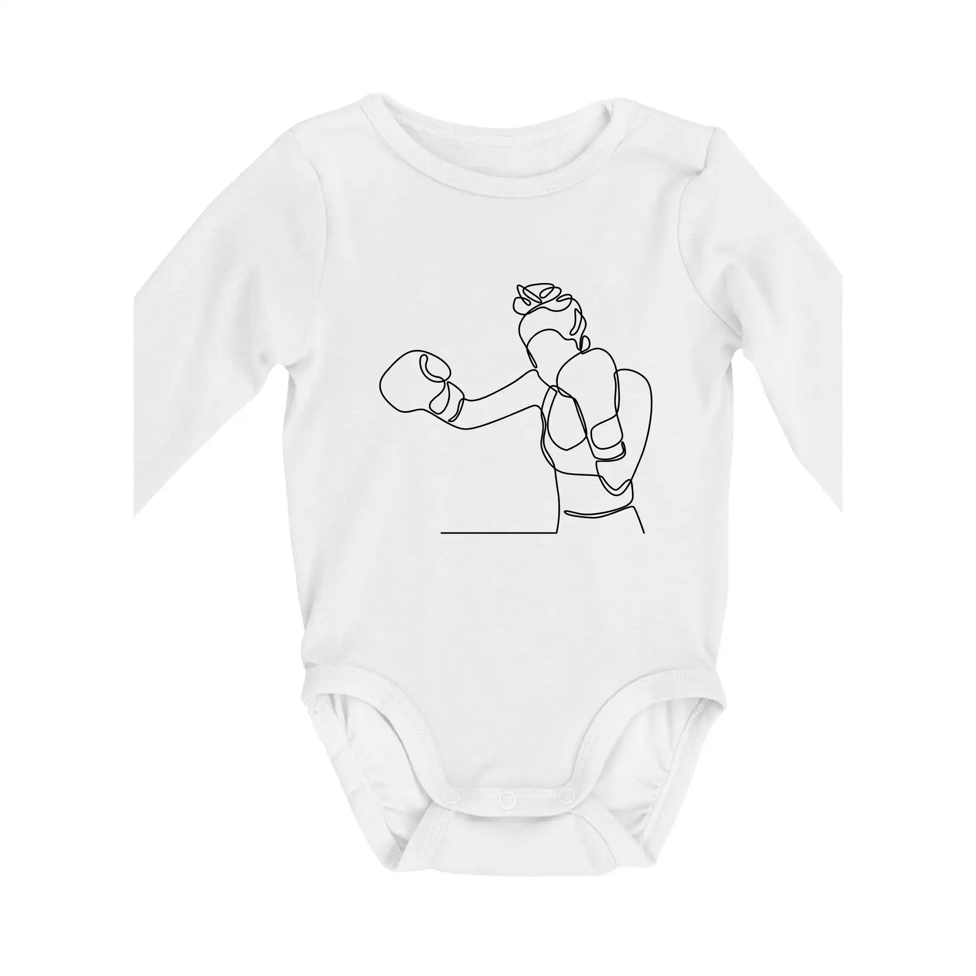 Žena boxerka jedním tahem