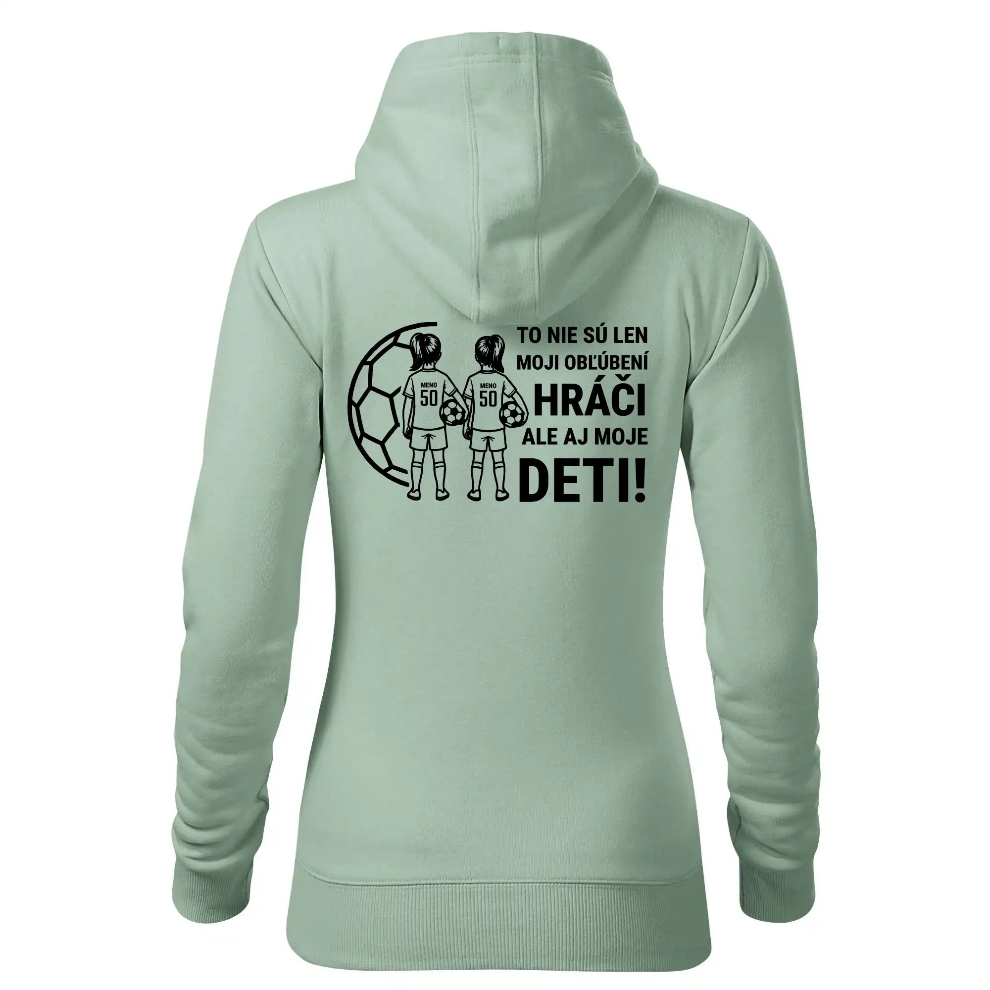 Futbalová mama - Dve dcéry (vaše meno a číslo)