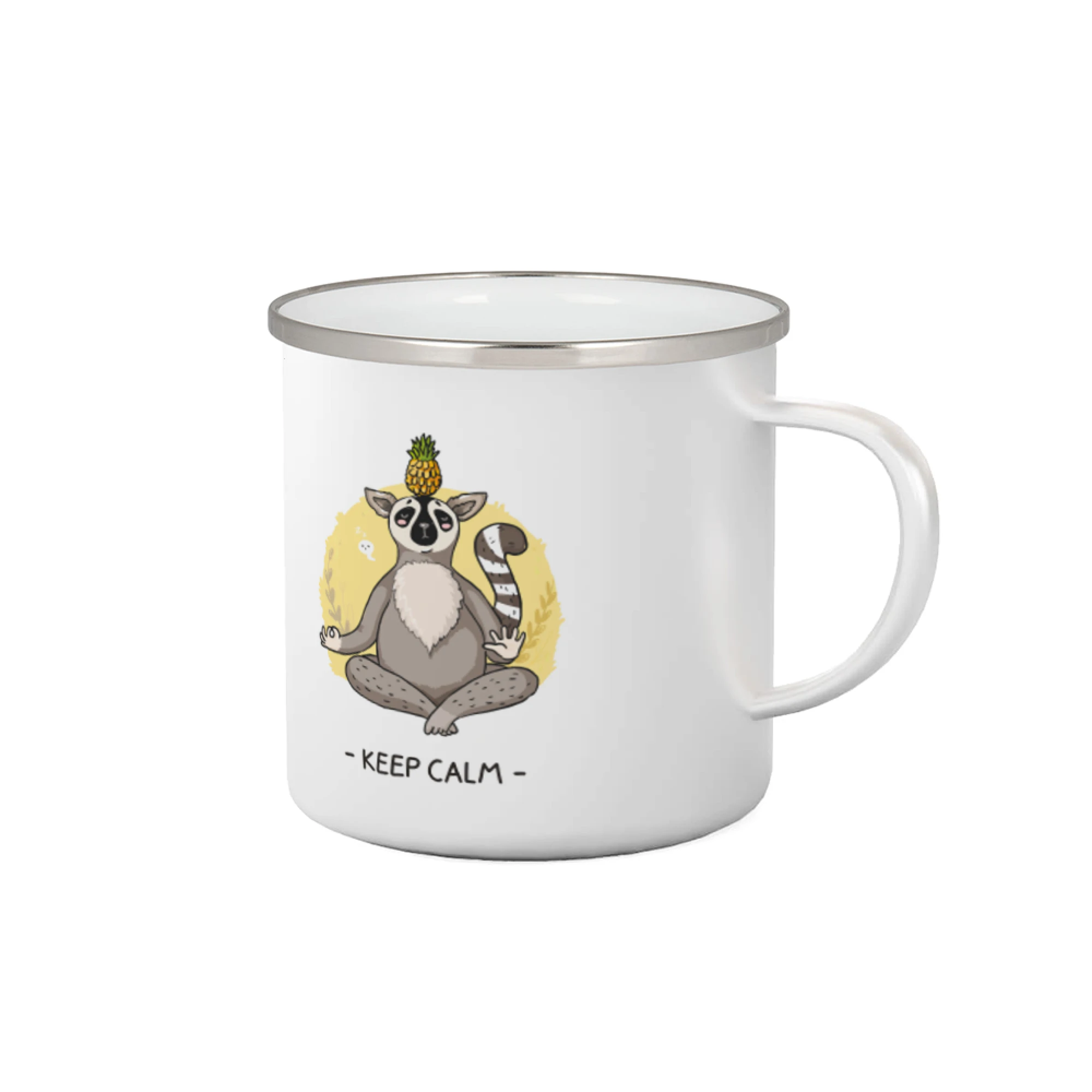 Tričká na jógu - Yoga - keep calm kreslený - Plecháčik