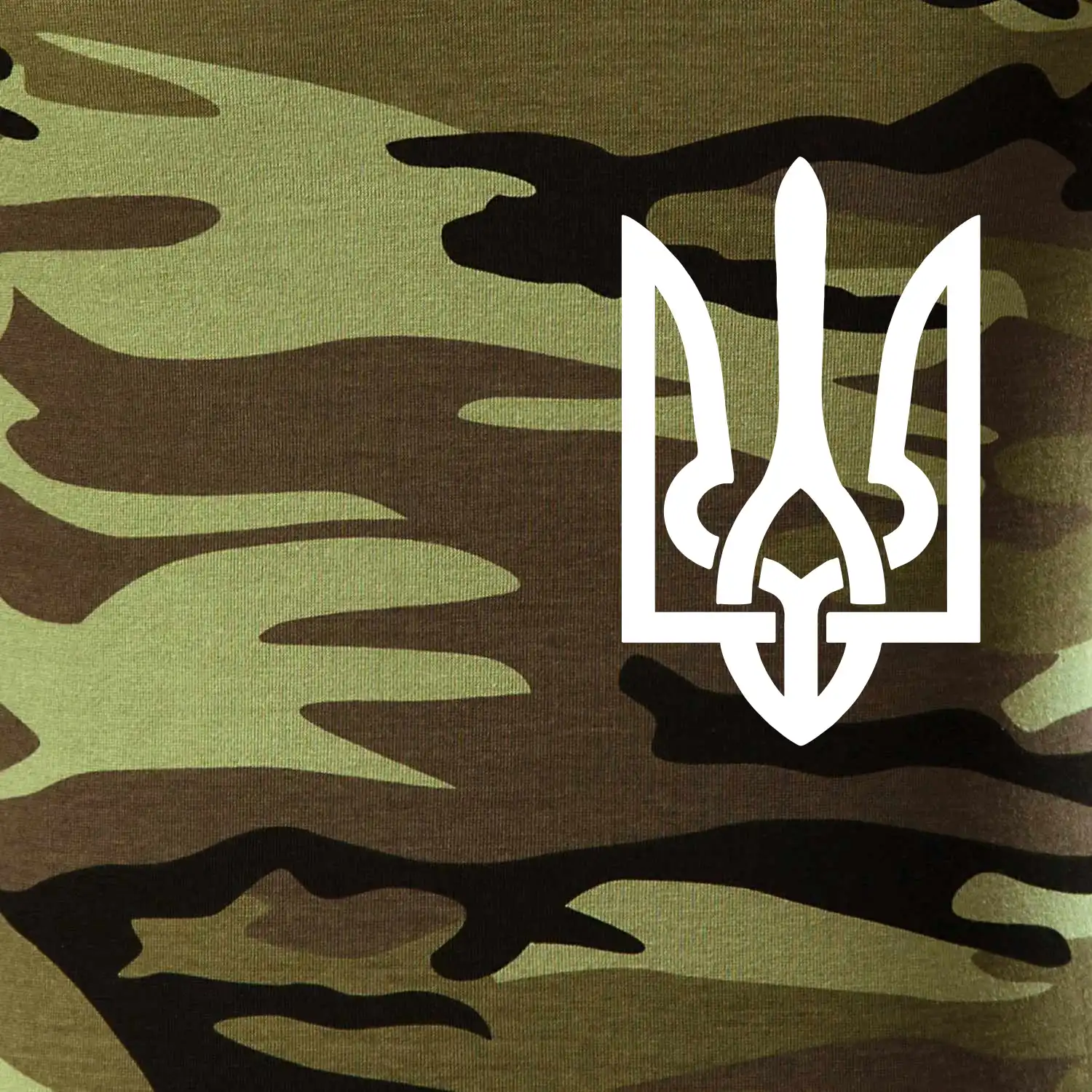 Ukrajina trojzubec prso