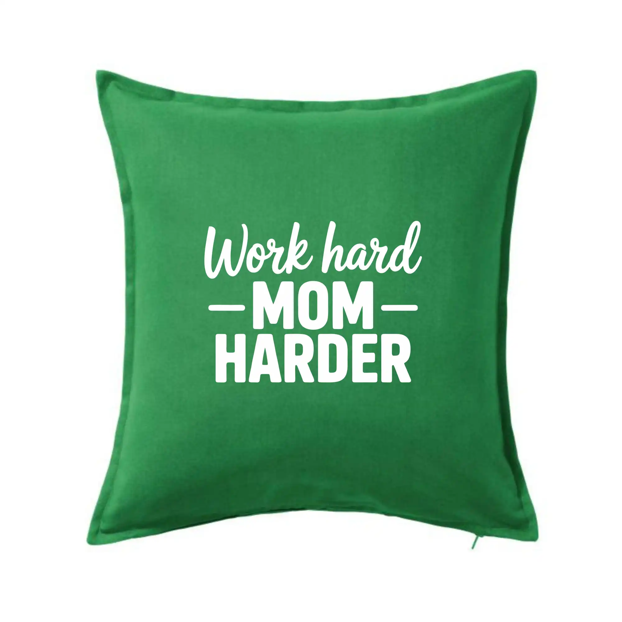 Tričká a mikiny pre mamičky - Work hard mom harder - Vankúš 50x50