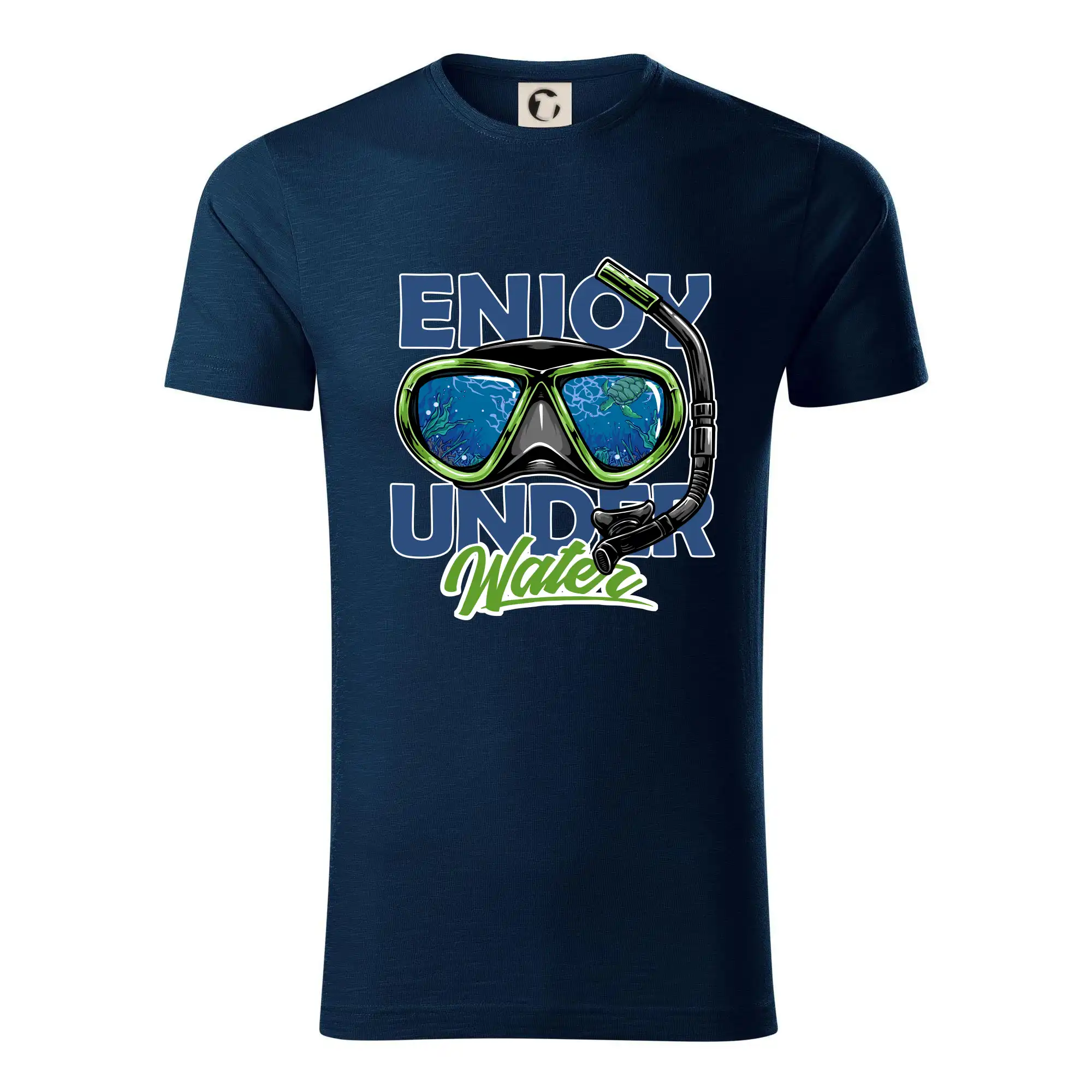 Potápačské tričká - Enjoy Under Water - Tričko z organickej bavlny