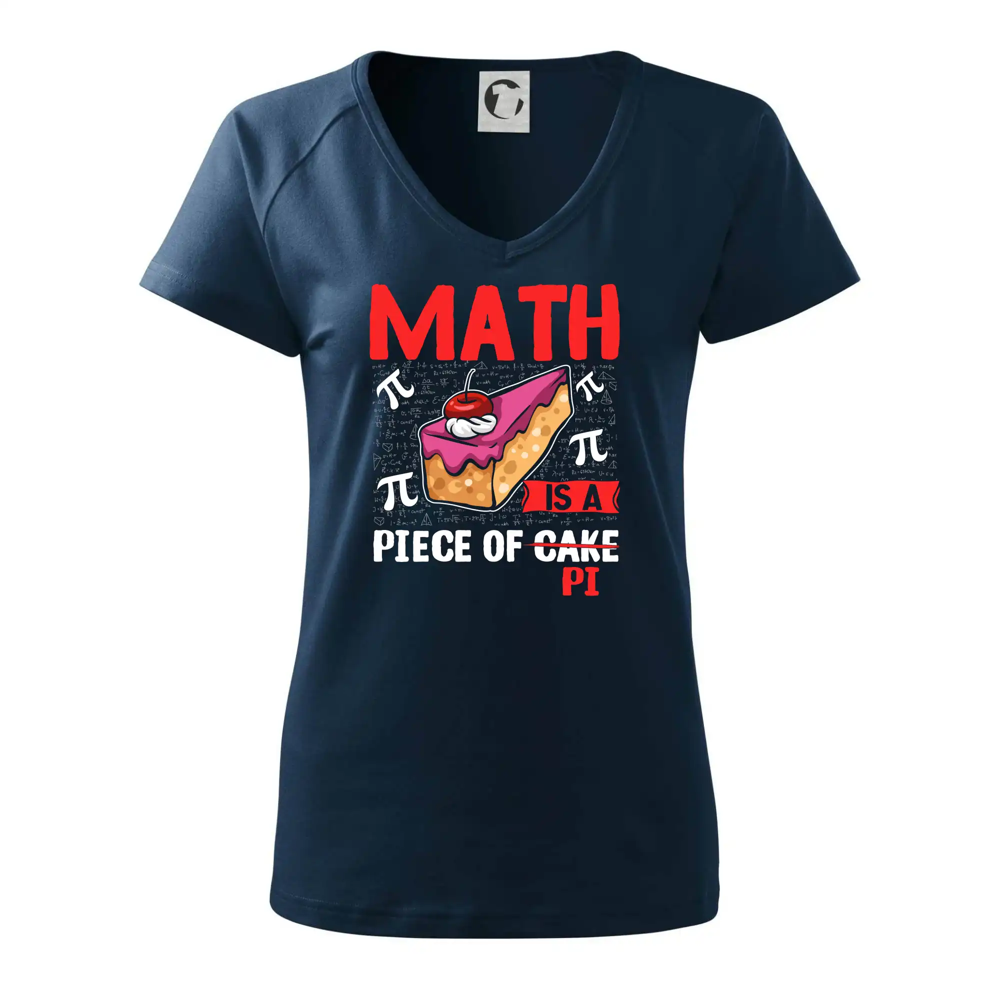 Vtipné tričká pre matematiky - Math piece of pi - Tričko dámske Dream