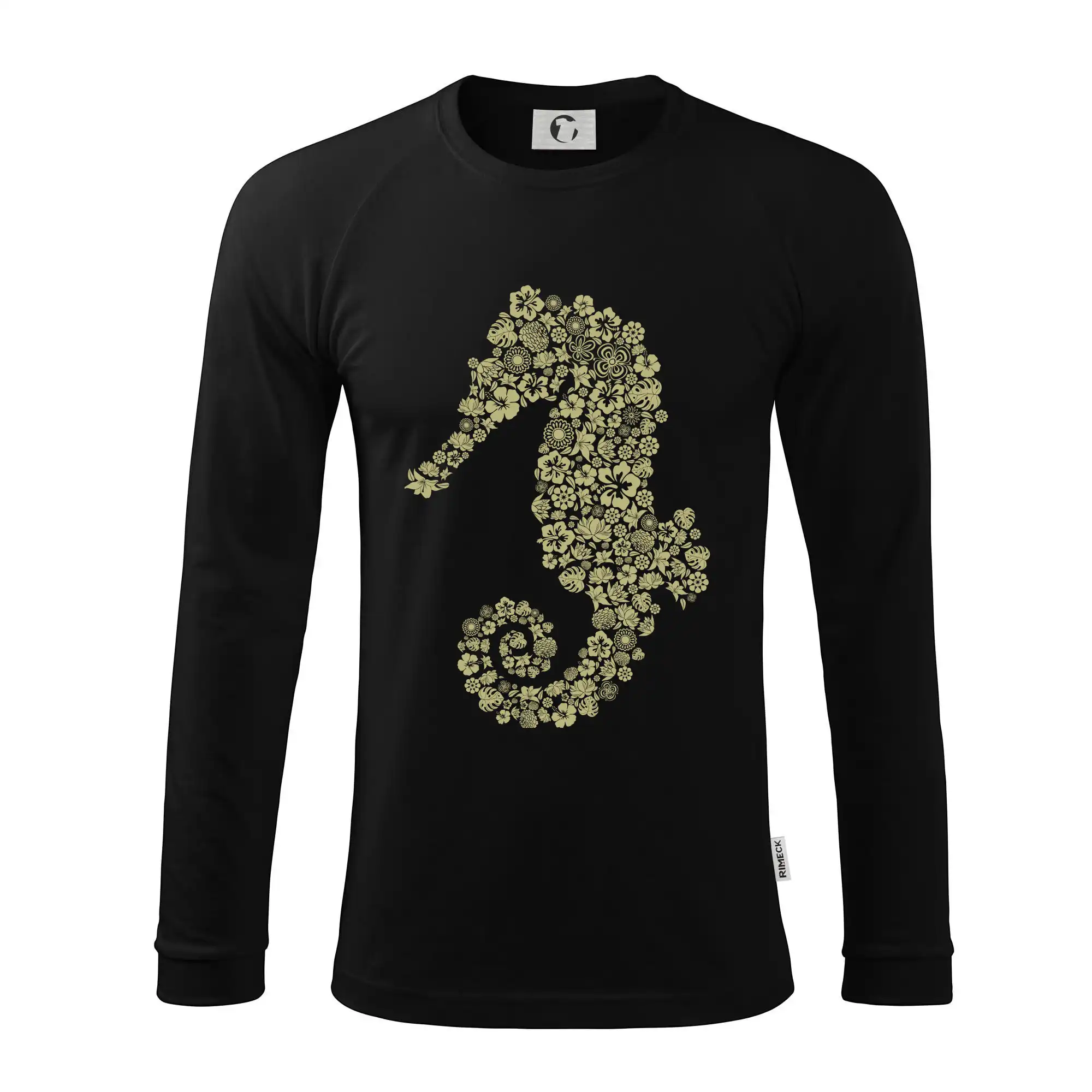 Vodácke tričká - Sea Horse icons - Pánske tričko s dlhým rukávom LS130
