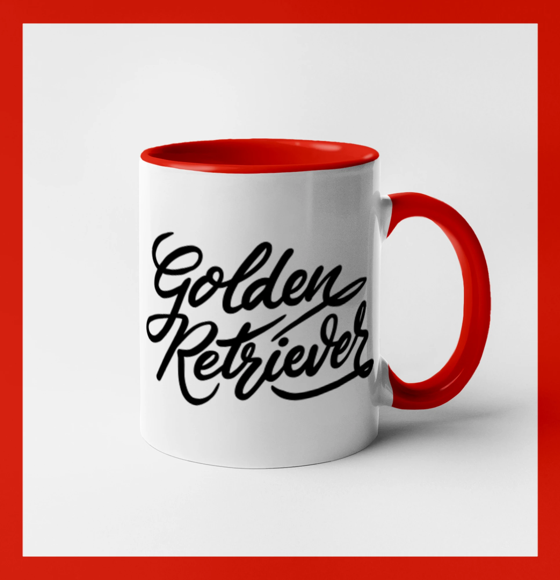 Golden retriever - nápis okrasný