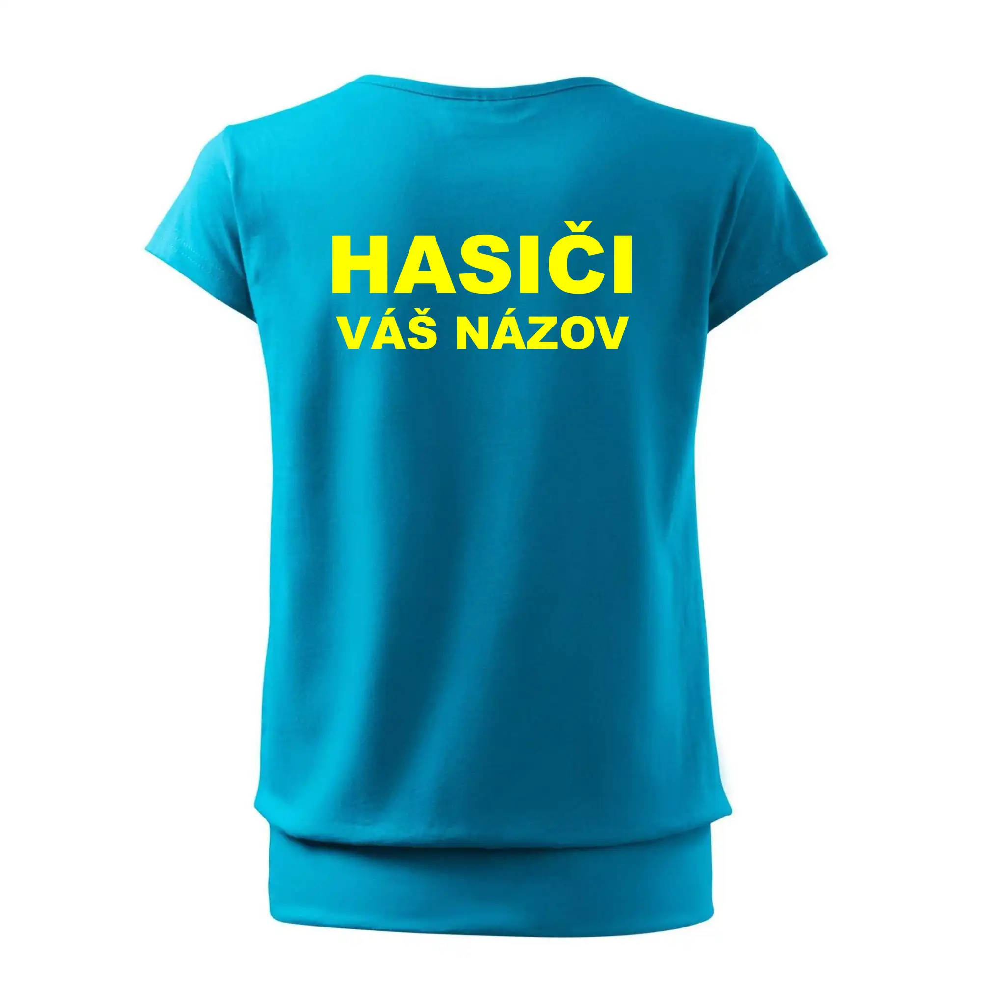 Hasiči - žltý nápis - váš názov zboru