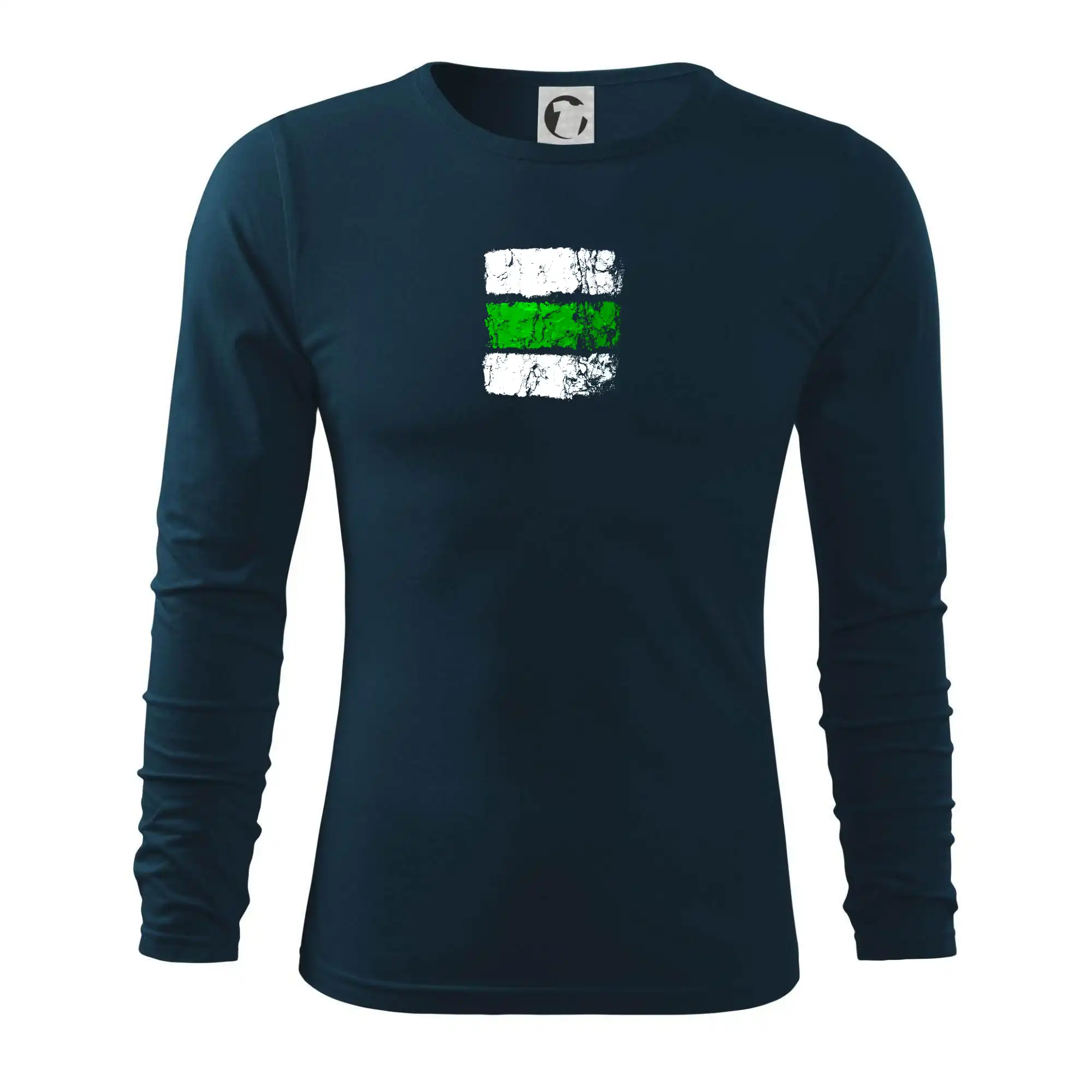 Trička pre cestovateľov - Turistická značka - zelená - Tričko s dlhým rukávom FIT-T long sleeve