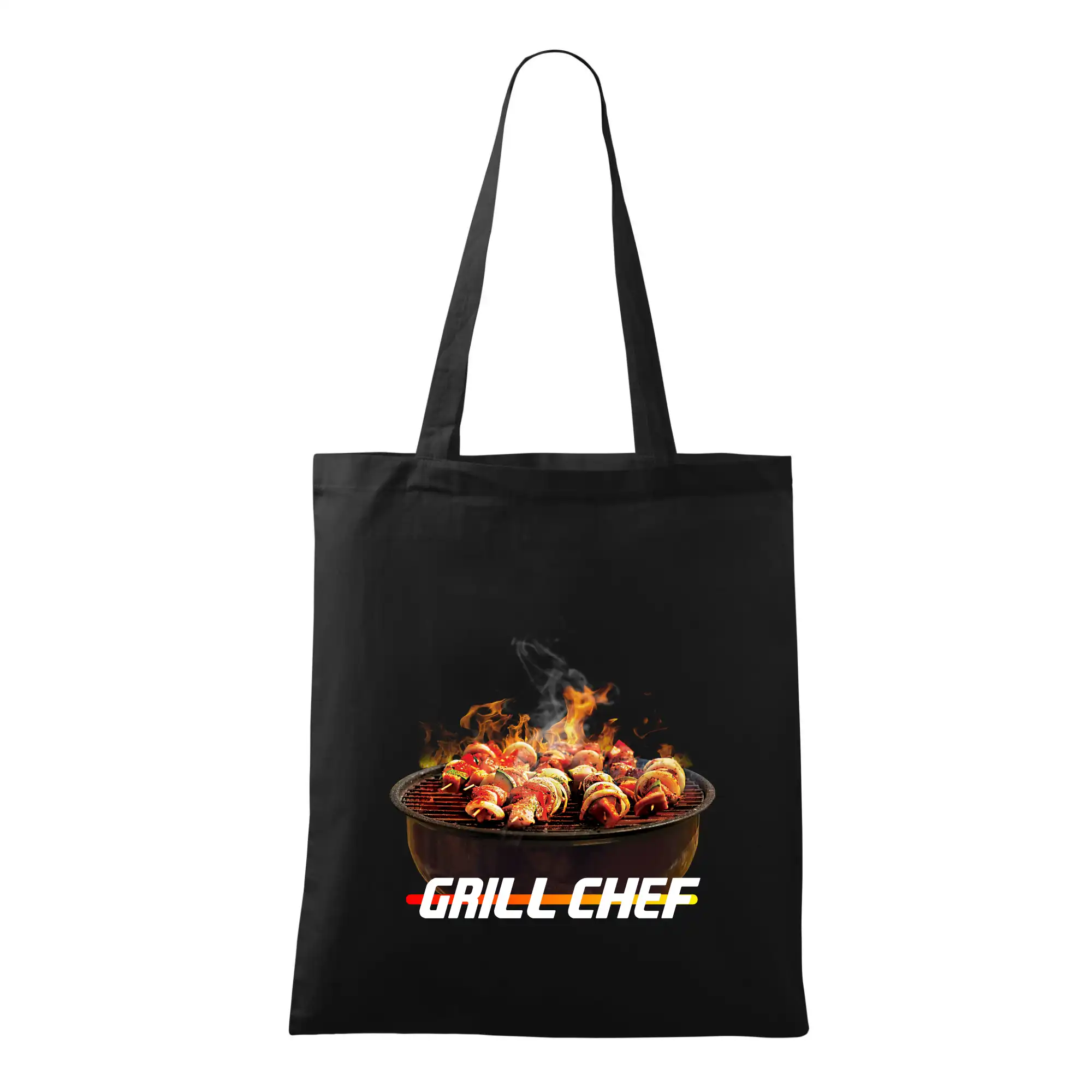 Tričká a zástery na grilovanie - Grill chef - grill s ohňom - Taška bavlnená