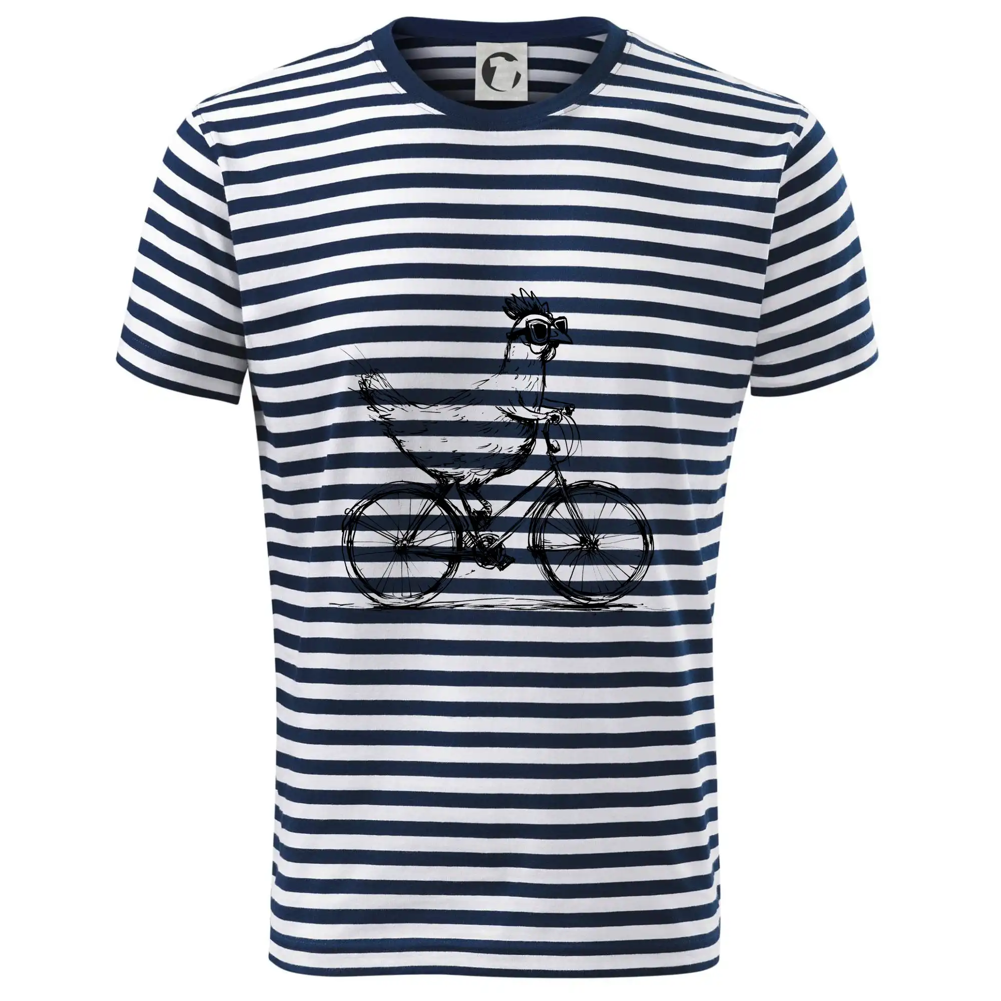 Tričko ako darček pre cyklistu - Sliepka na bicykli - Dětské triko na vodu