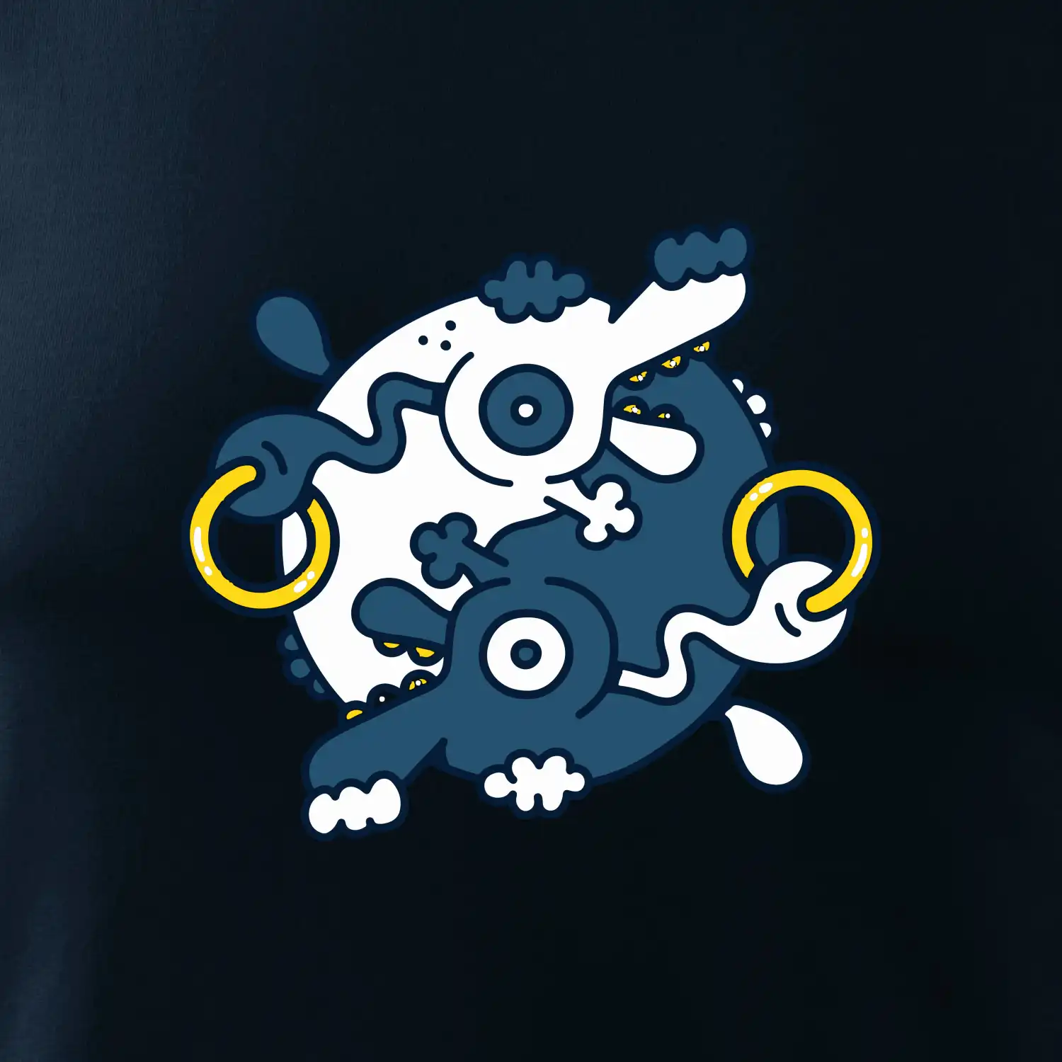Yin & Yang  abstraktní psi