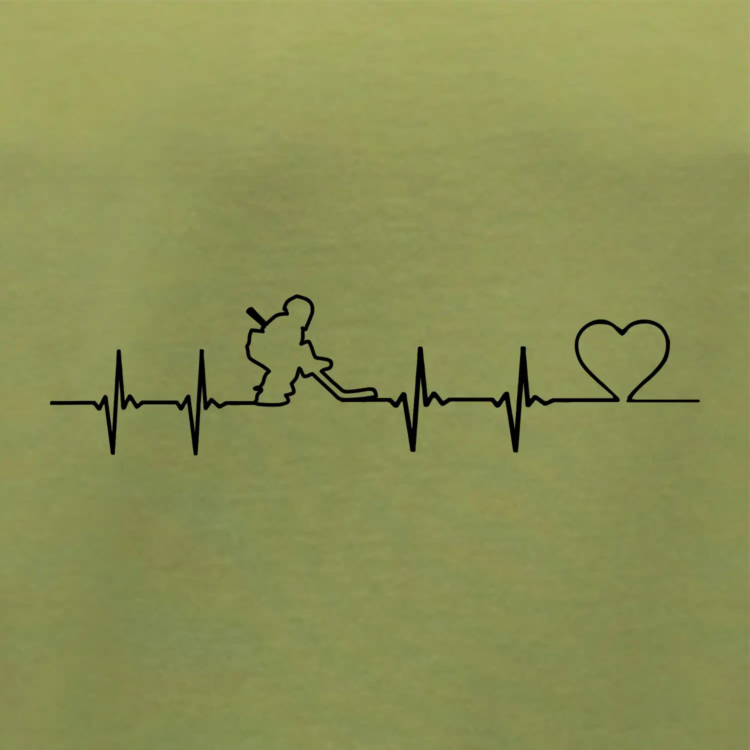 Hokejový brankář  EKG