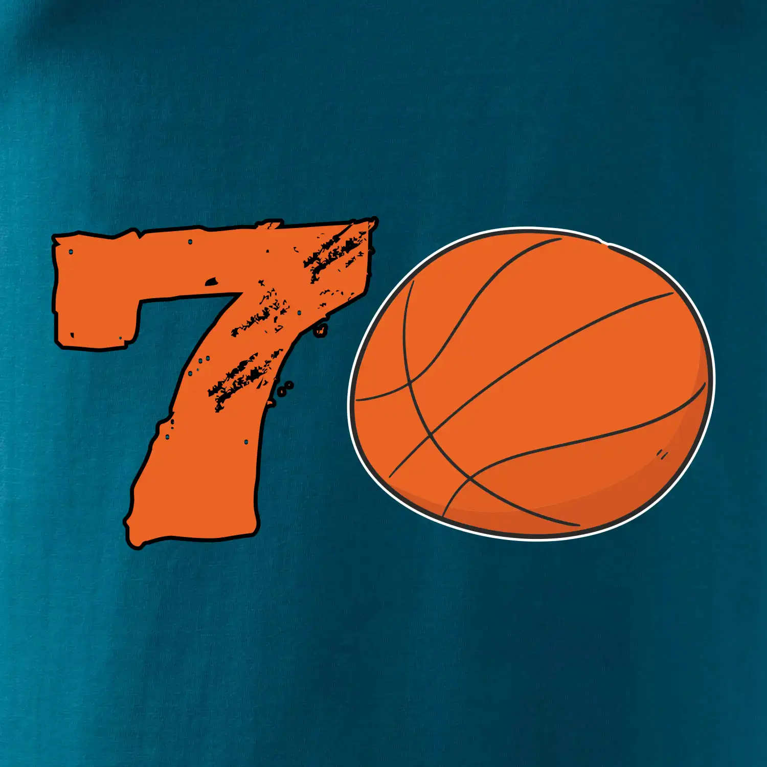 Basketball kulaté narozeniny 70