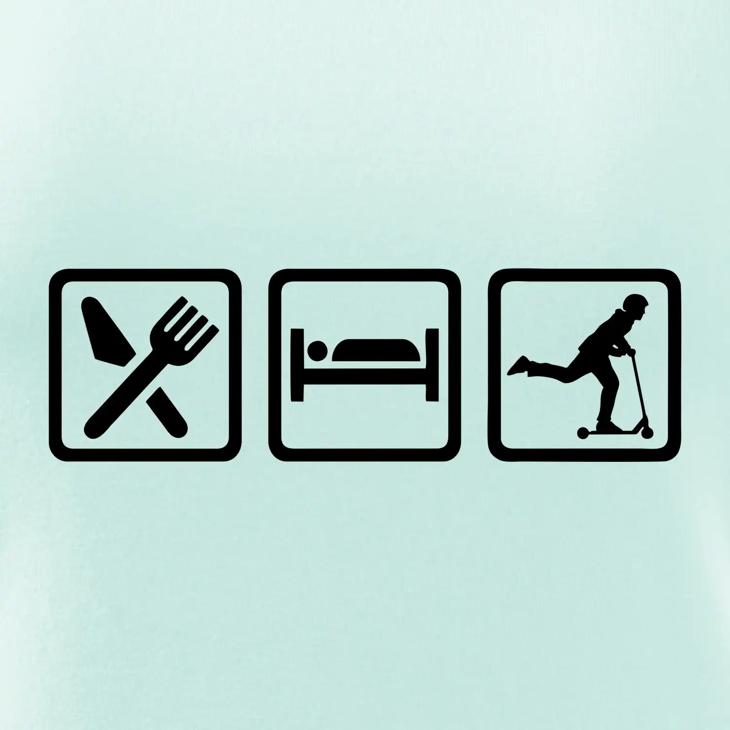 Eat sleep koloběh - koloběžka