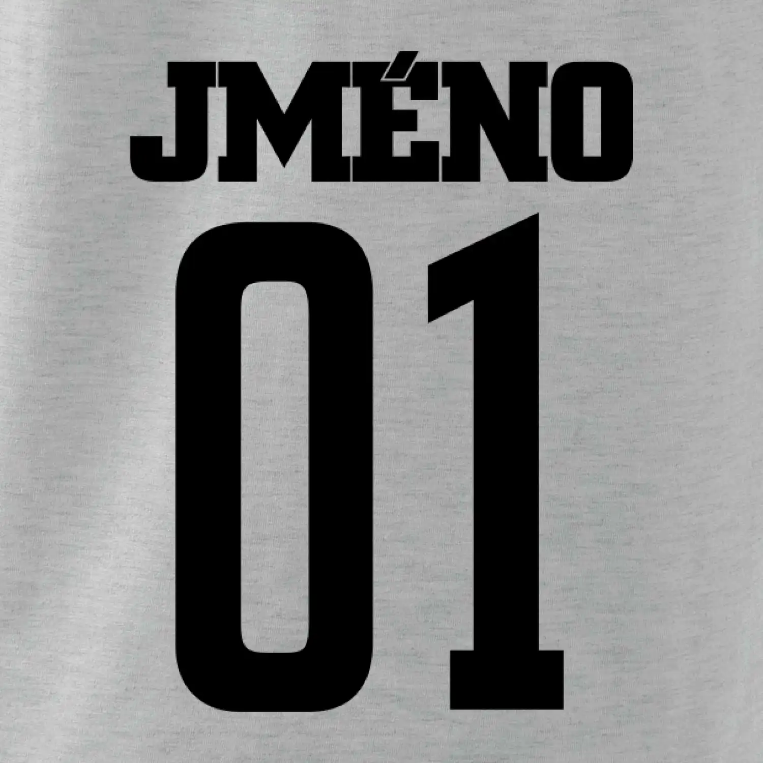 Hokejový dres - vlastné meno a číslo