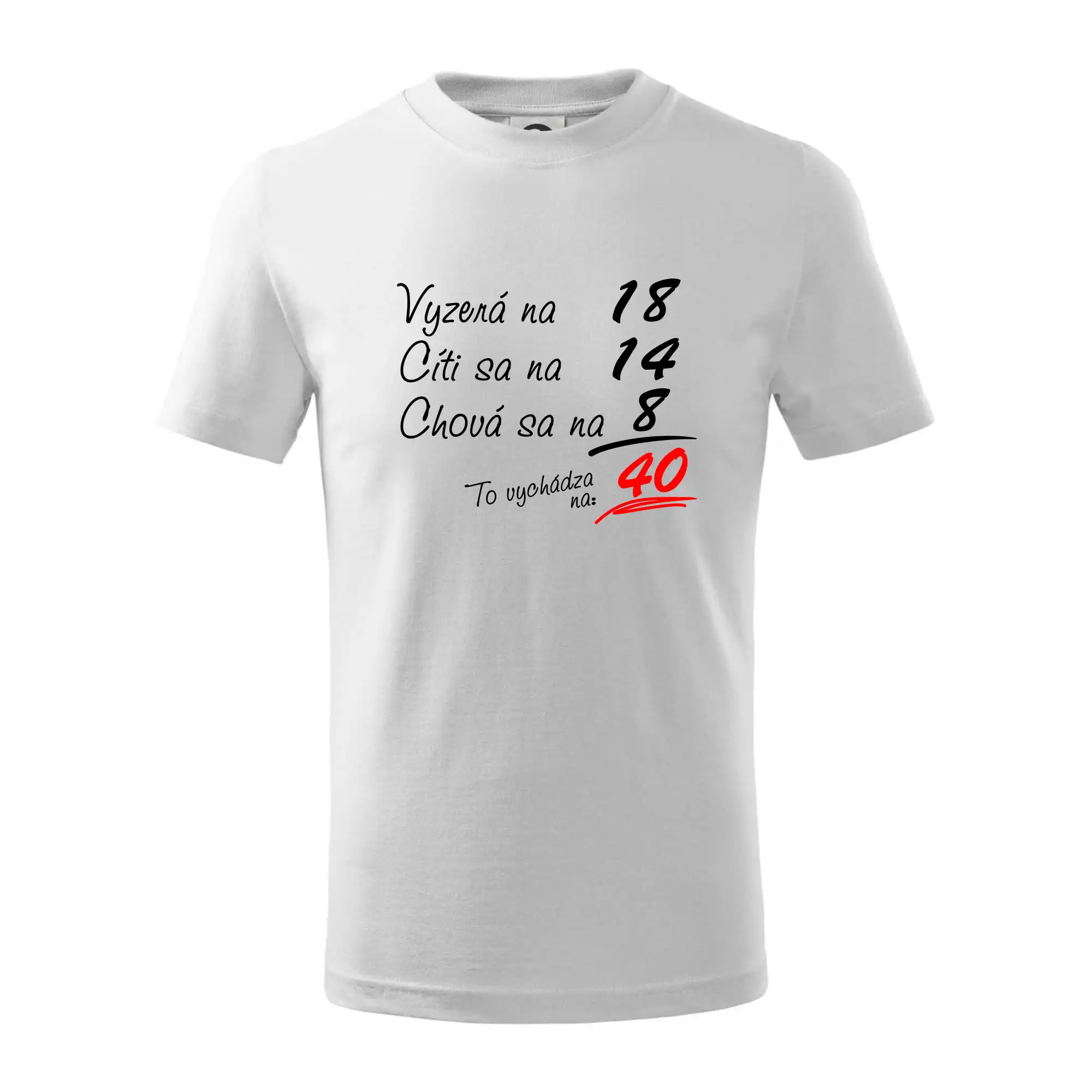 Vyzerá, cíti sa, chová sa - 40 rokov