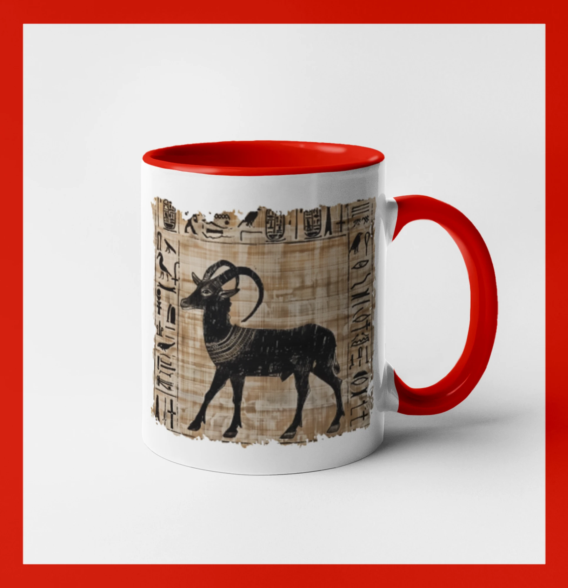 Egyptské hieroglyfy koza