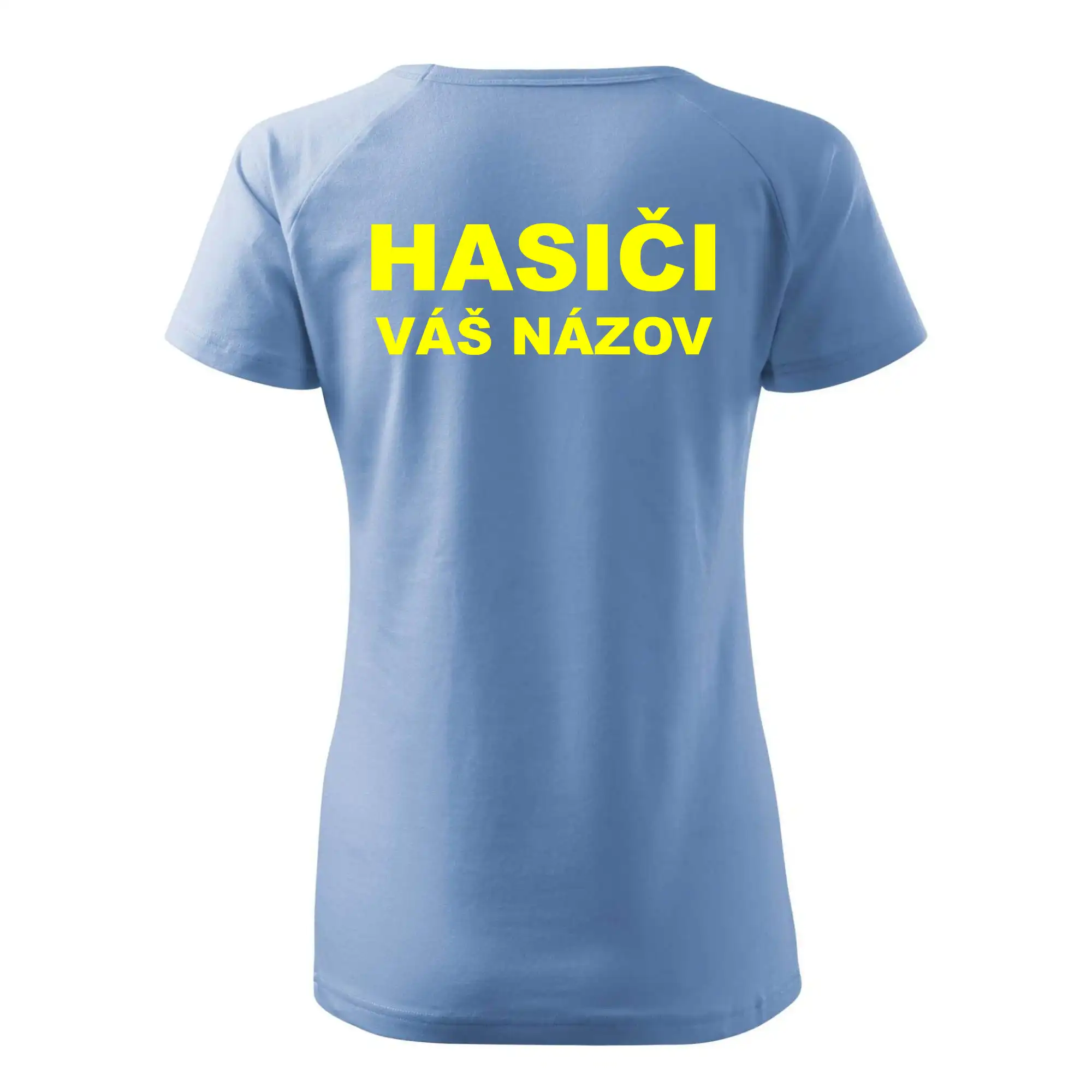 Hasiči - žltý nápis - váš názov zboru