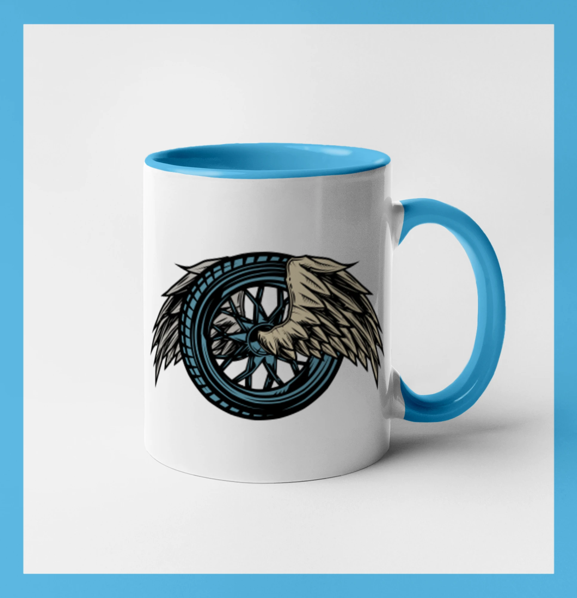 Moto koleso s krídlami